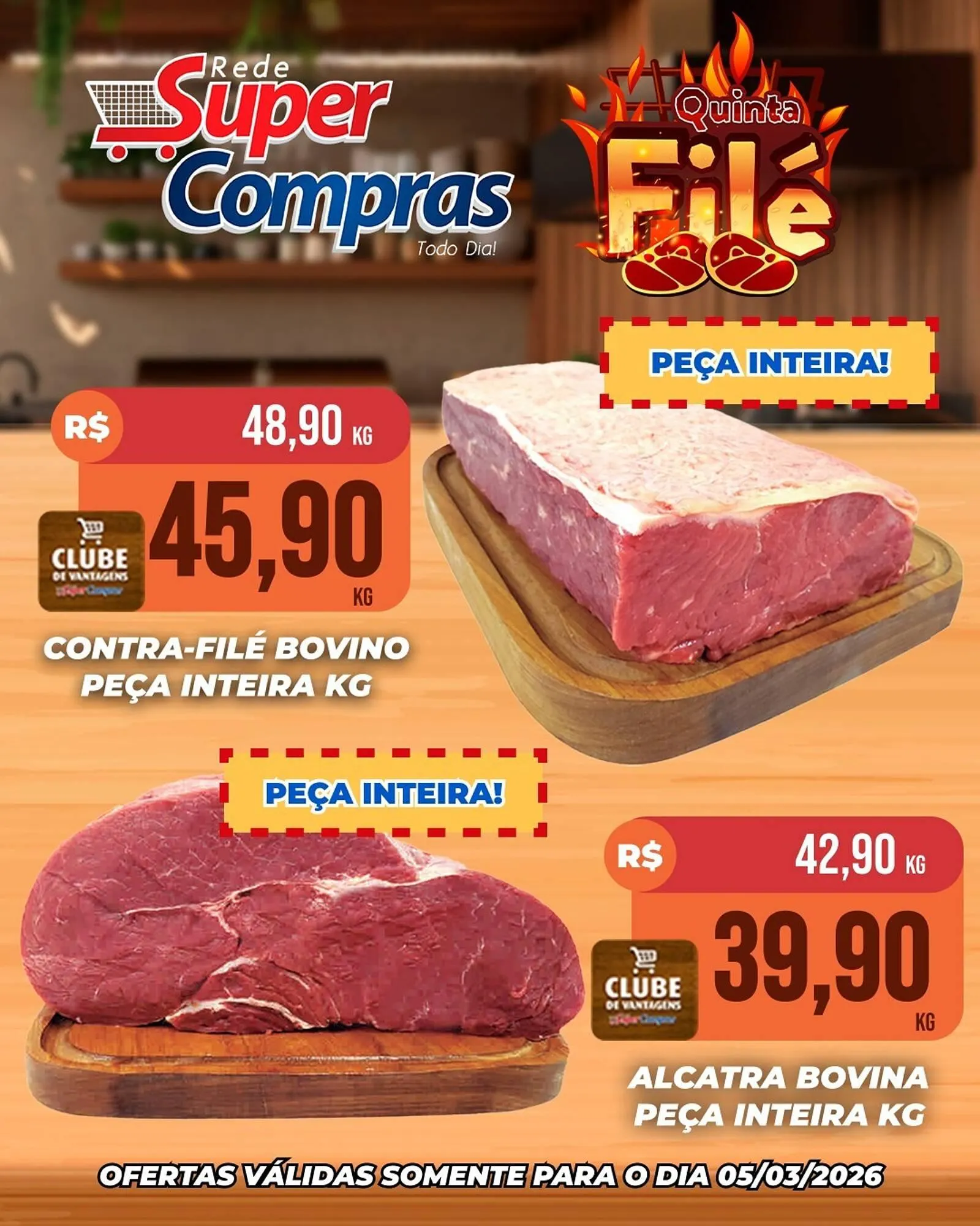 Encarte de Encarte Rede Super Compras 5 de março até 5 de março 2026 - Pagina 1