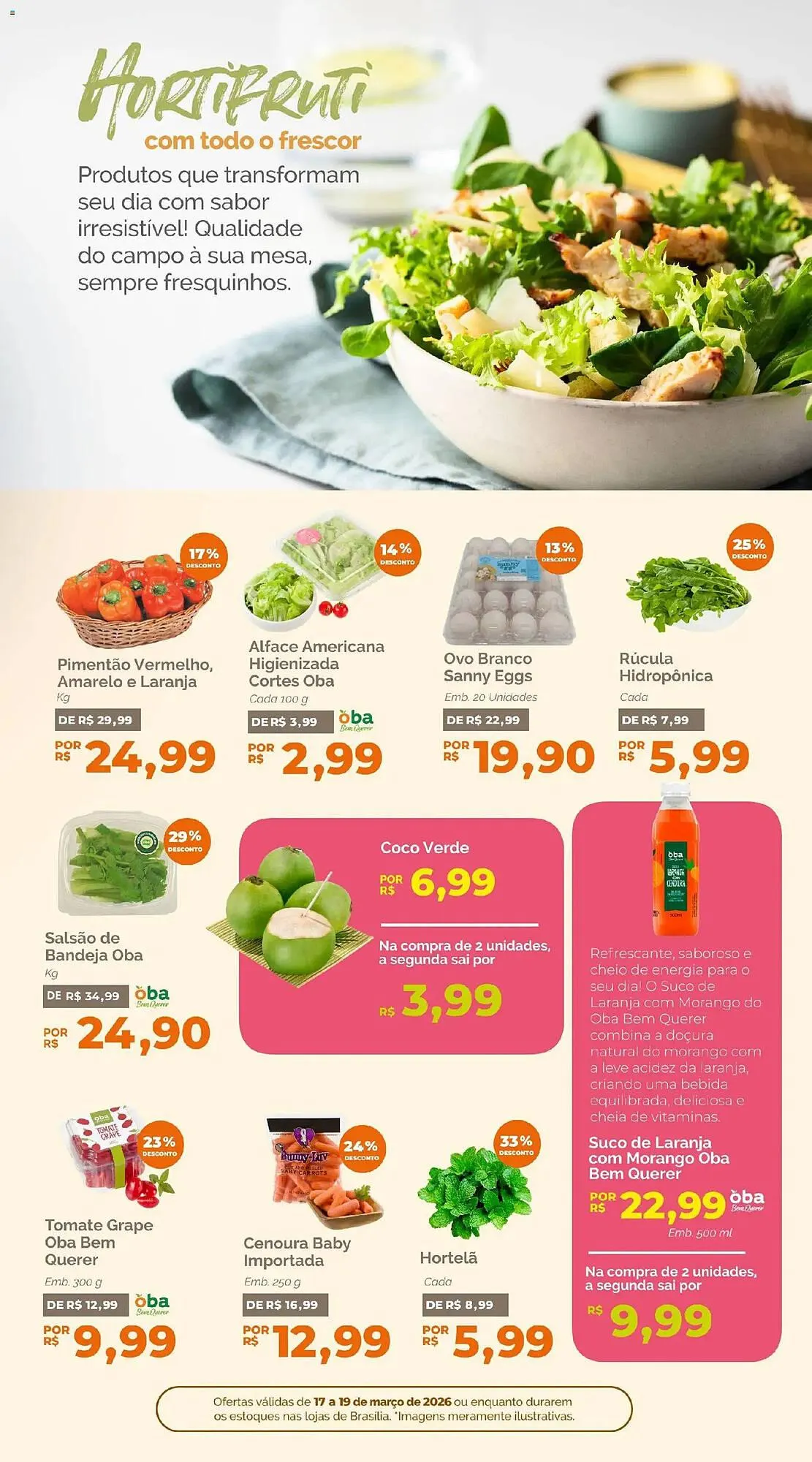 Encarte de Folheto Oba Hortifruti 17 de março até 20 de março 2026 - Pagina 5