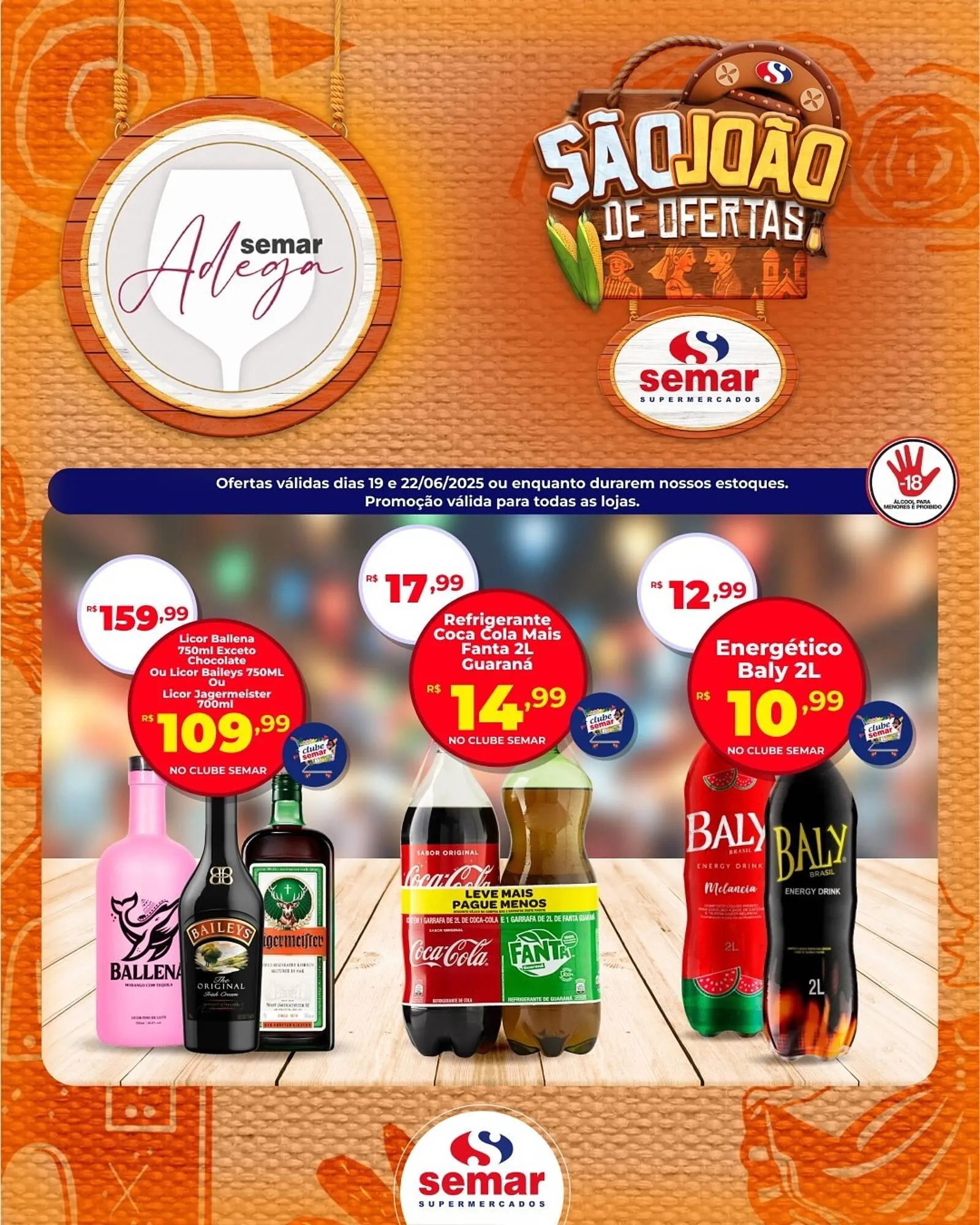 Encarte de Catálogo Semar Supermercado 19 de junho até 22 de junho 2025 - Pagina 2