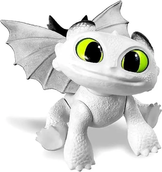 boneco dawn dragões baby como treinar o seu dragão branco pupee