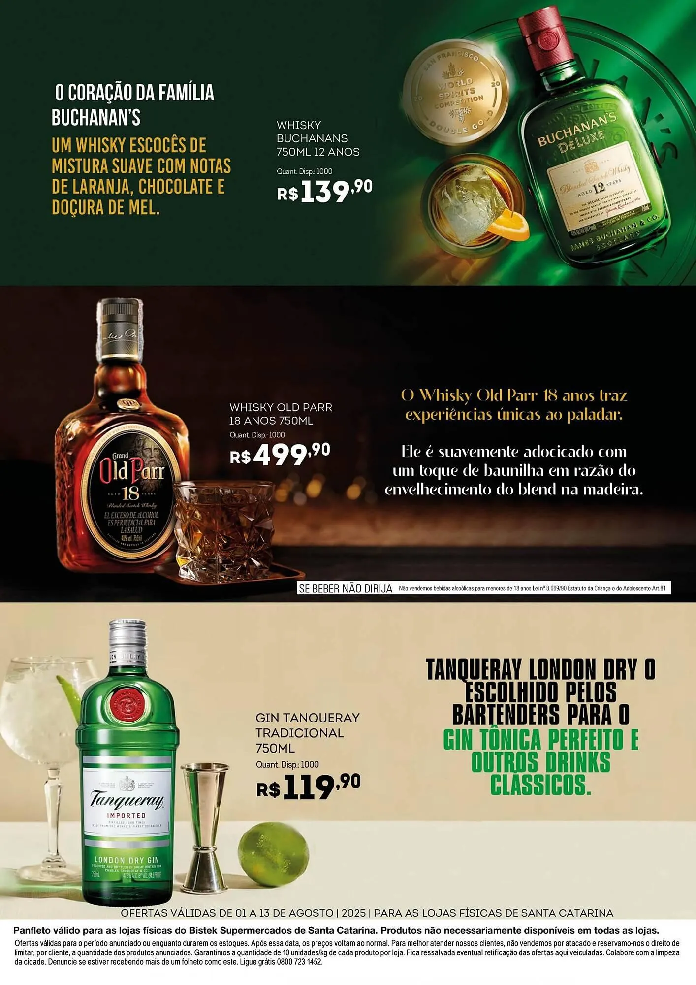 Encarte de Catálogo Bistek Supermercados 1 de agosto até 13 de agosto 2025 - Pagina 2