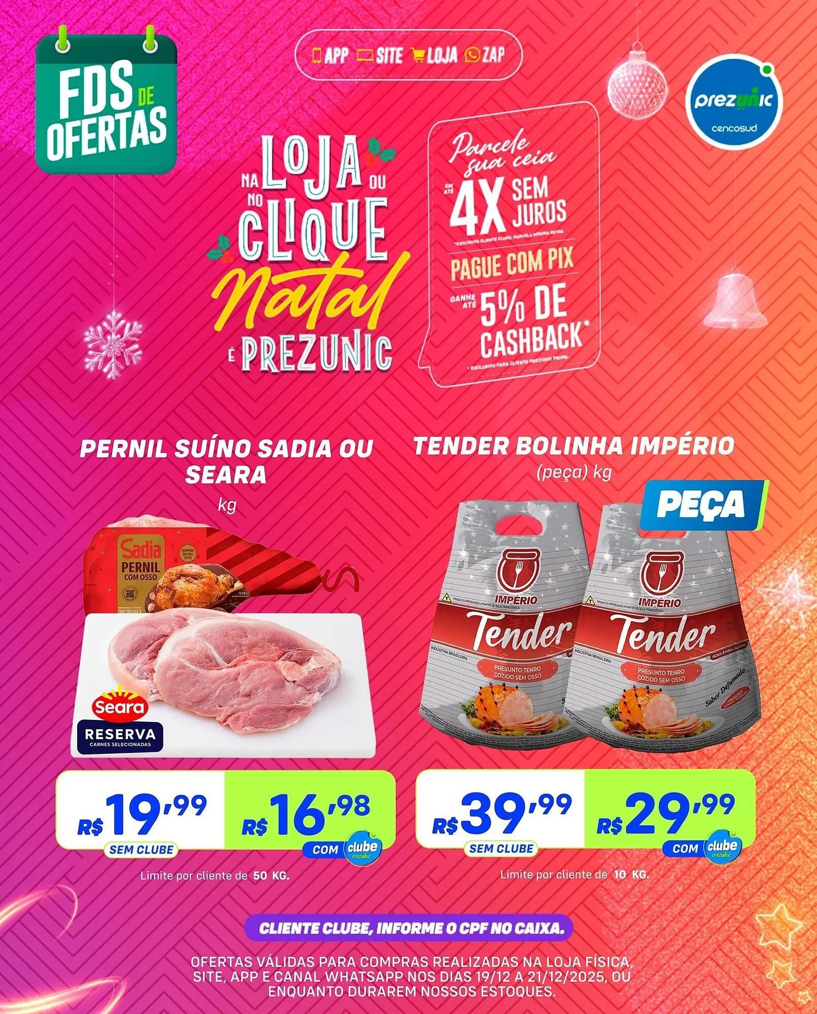 Encarte de Encarte Prezunic 19 de dezembro até 21 de dezembro 2025 - Pagina 4