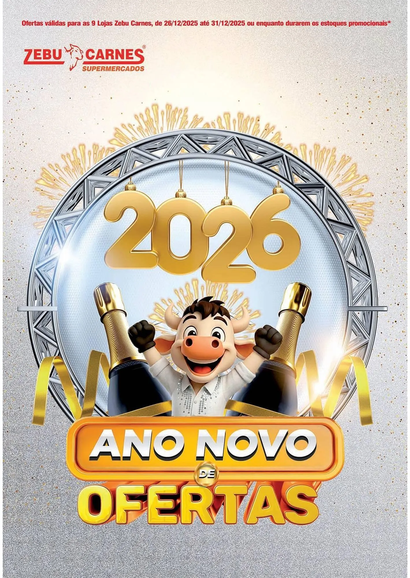 Encarte de Catálogo Zebu Carnes Supermercados 26 de dezembro até 31 de dezembro 2025 - Pagina 1