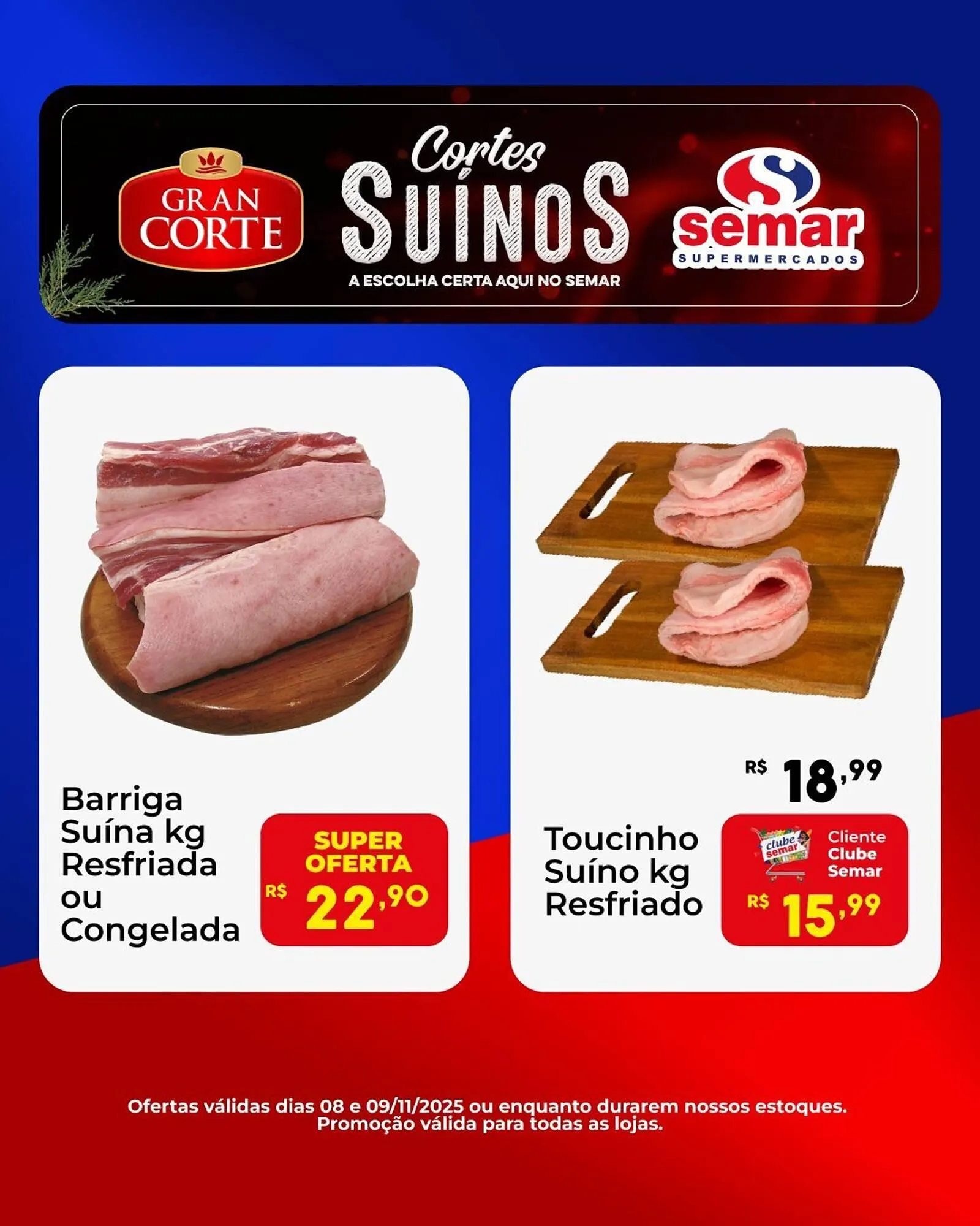 Encarte de Folheto Semar Supermercado 8 de novembro até 9 de novembro 2025 - Pagina 2