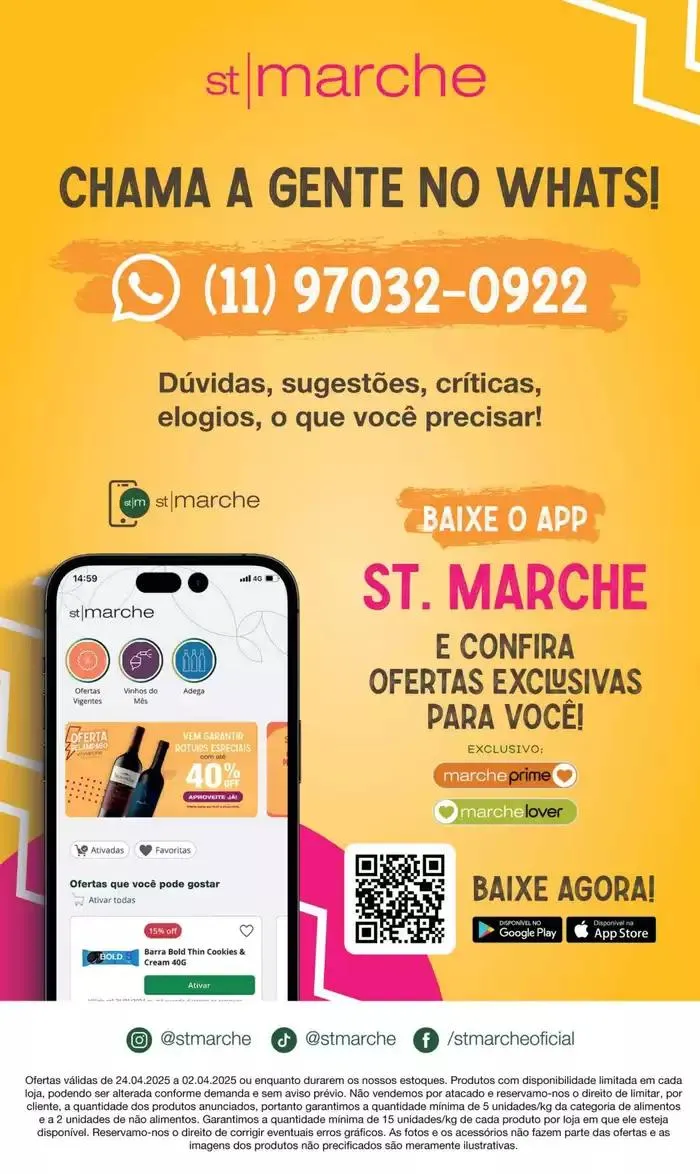 Encarte de Ofertas St Marche 26 de março até 2 de abril 2025 - Pagina 16