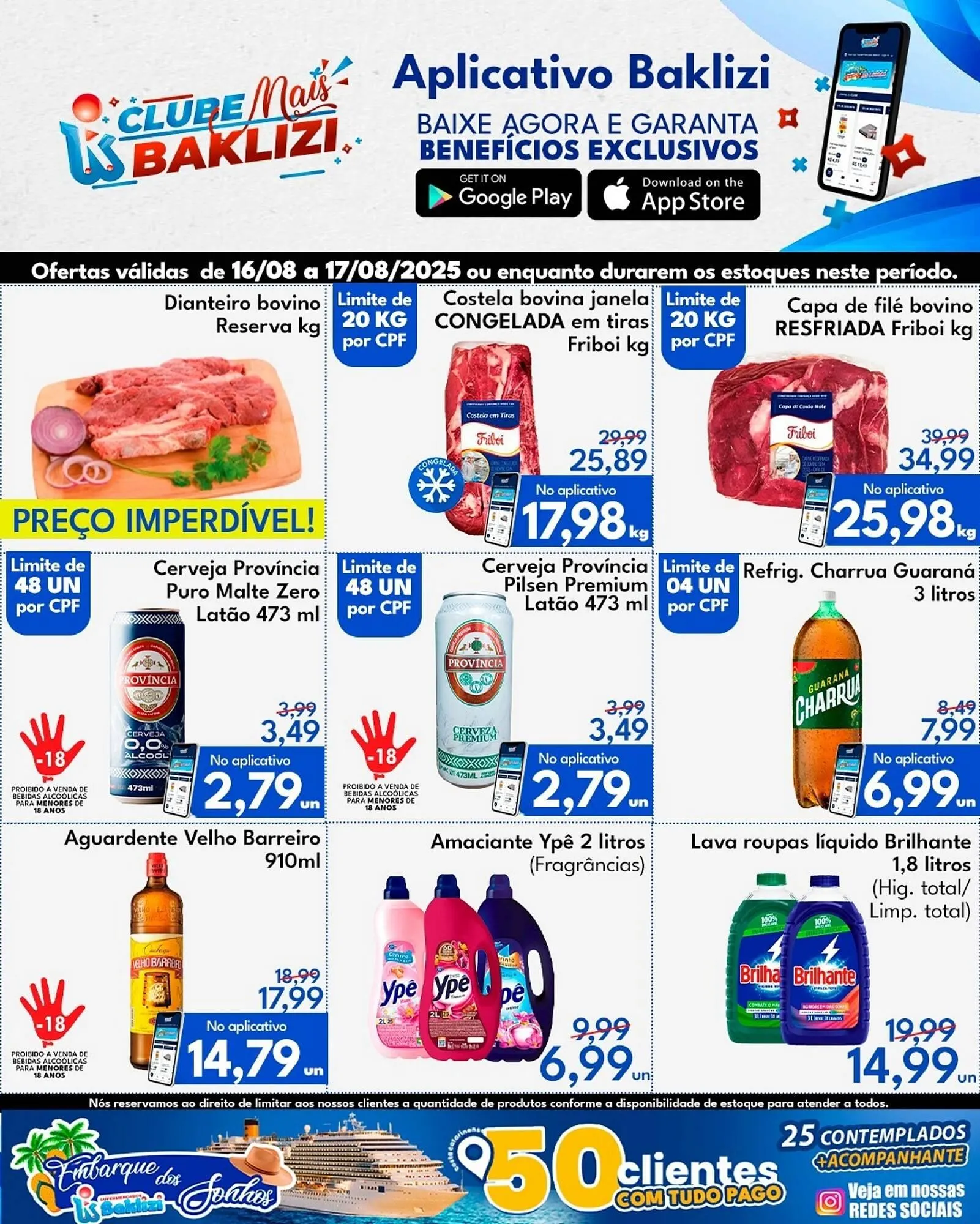 Encarte de Catálogo Supermercados Baklizi 15 de agosto até 17 de agosto 2025 - Pagina 2