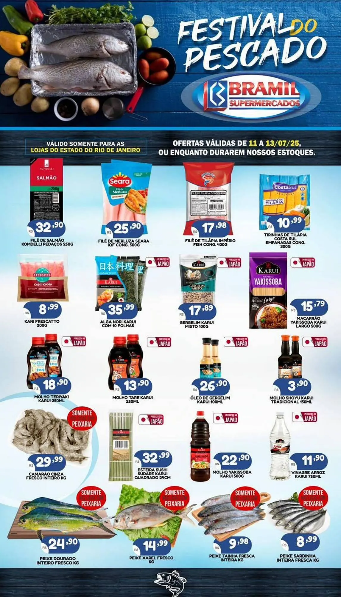 Encarte de Catálogo Bramil Supermercados 11 de julho até 13 de julho 2025 - Pagina 1