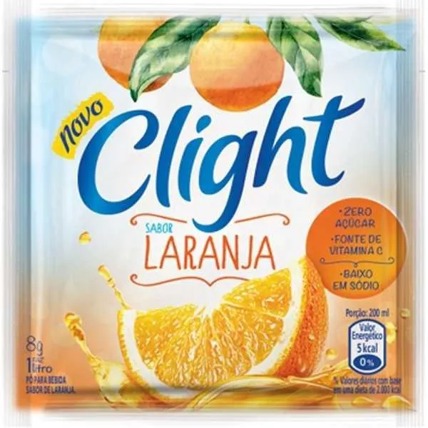 Suco Clight em Pó de Laranja 8g 1 UN