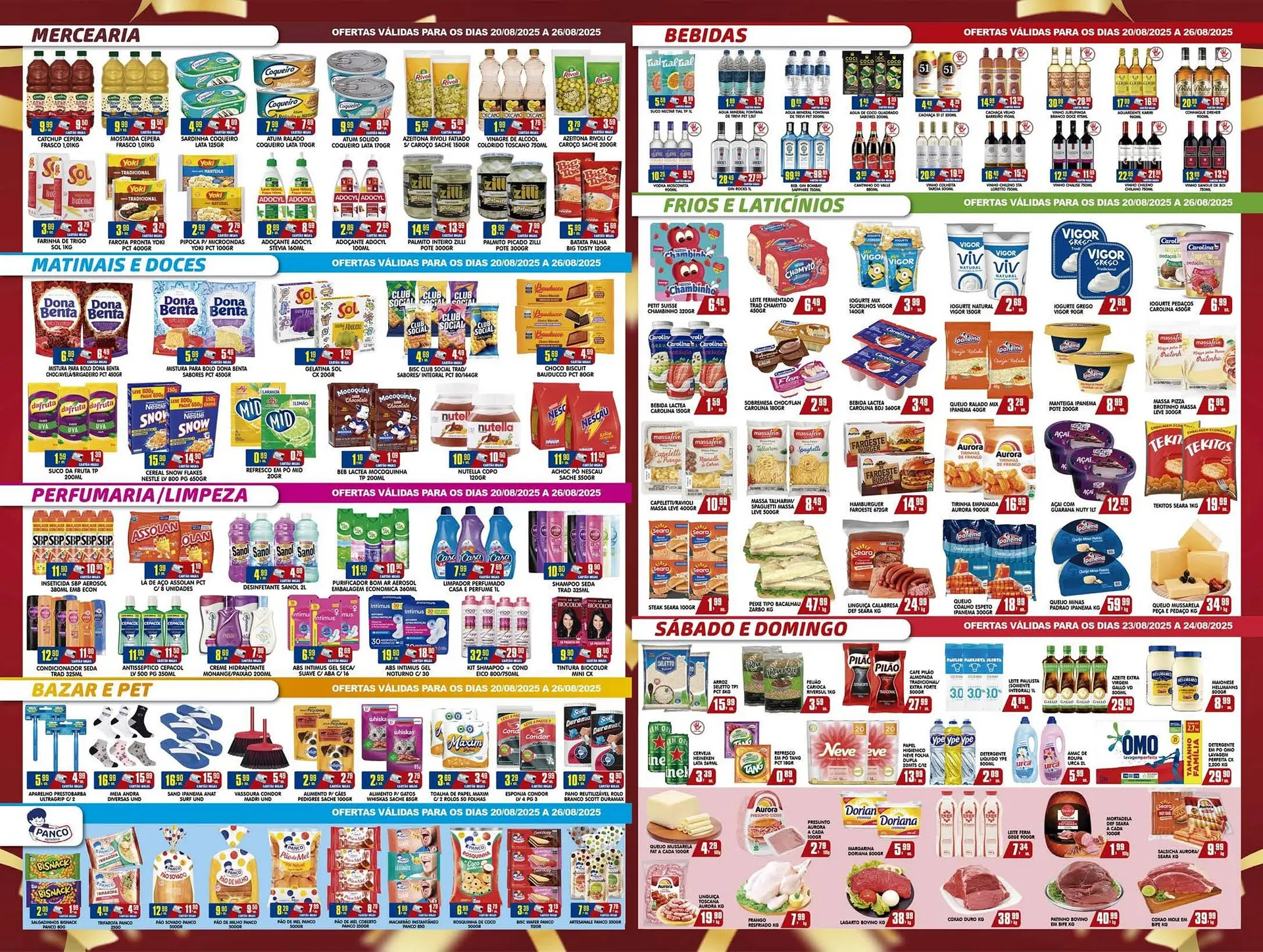 Encarte de Catálogo Higa's Supermercado 21 de agosto até 26 de agosto 2025 - Pagina 2