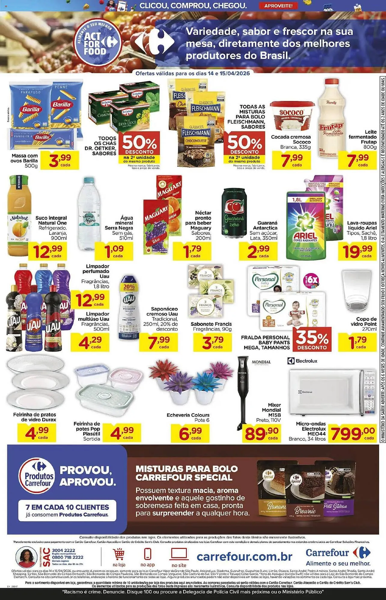 Encarte de Folheto Carrefour 14 de abril até 15 de abril 2026 - Pagina 3