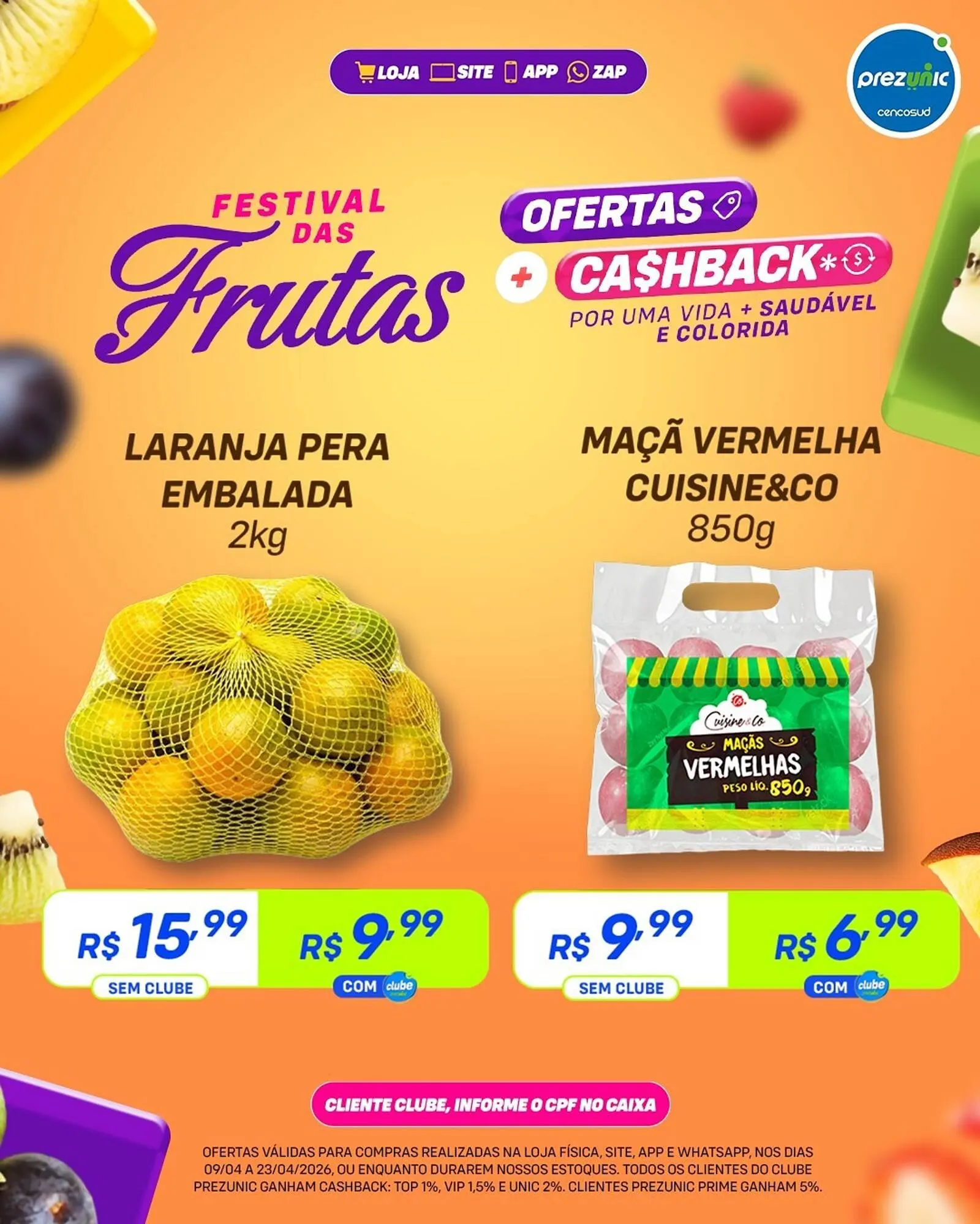 Encarte de Encarte Prezunic 9 de abril até 23 de abril 2026 - Pagina 3