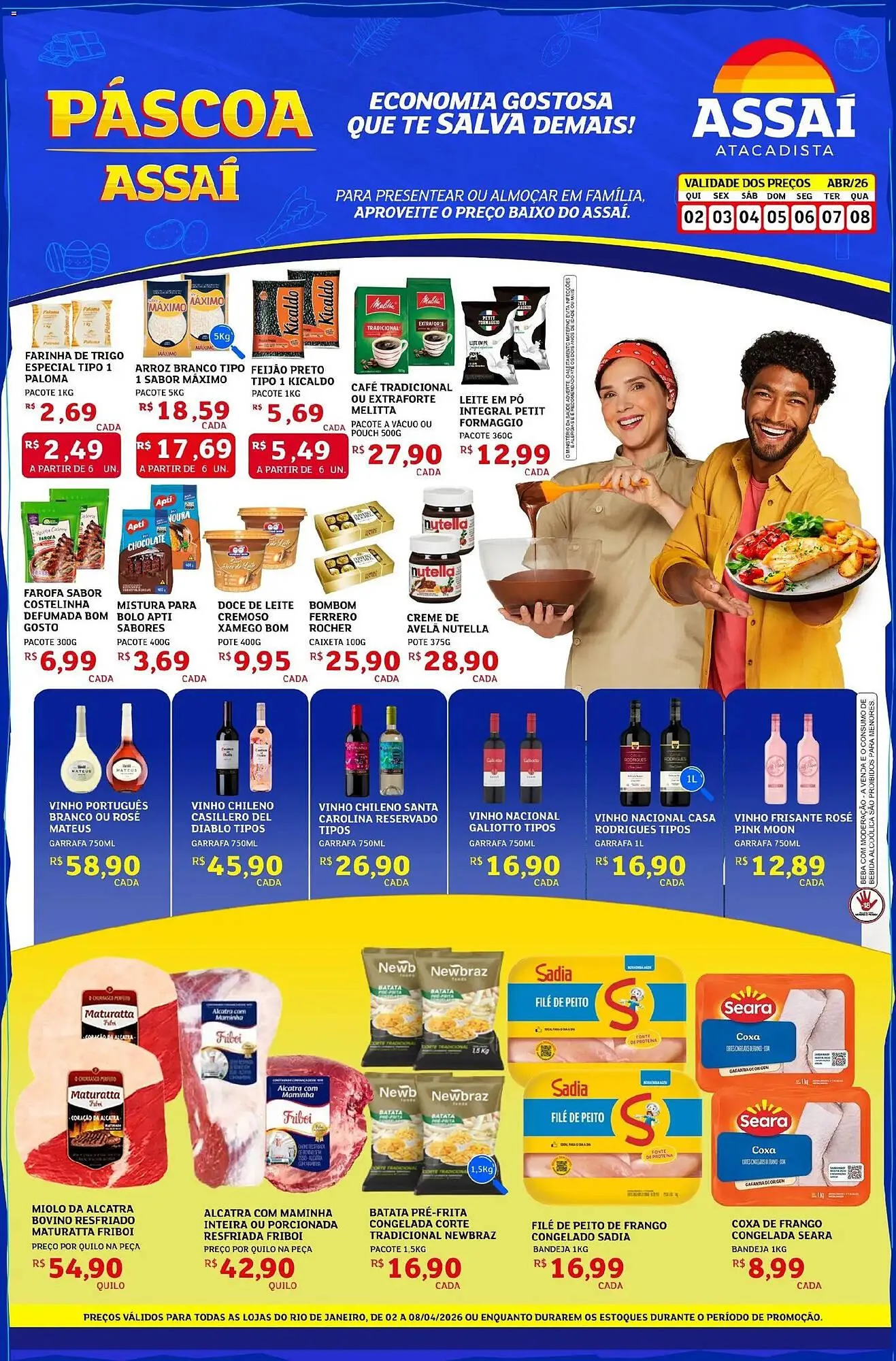 Encarte de Encarte Assaí Atacadista 2 de abril até 8 de abril 2026 - Pagina 1