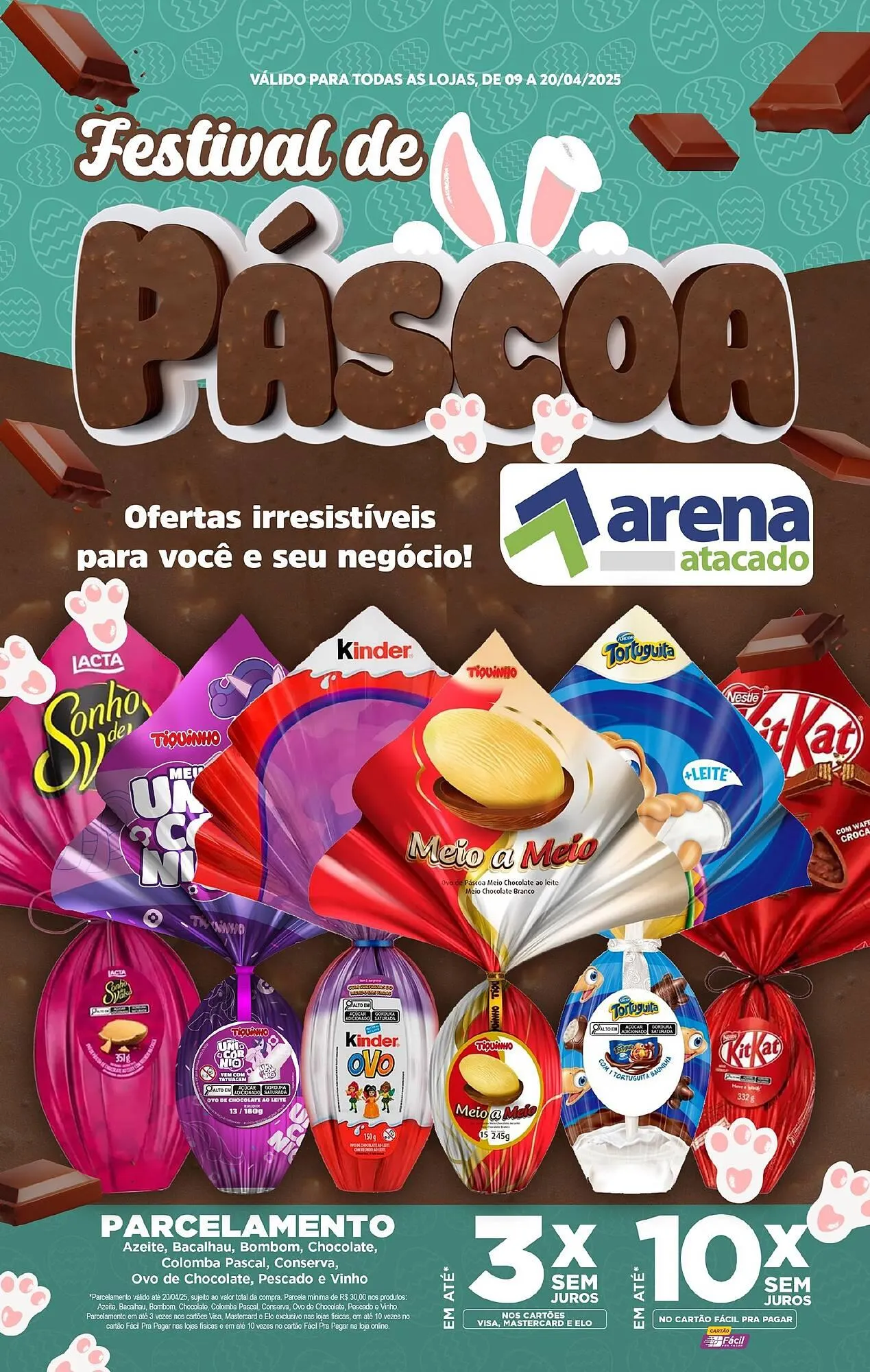 Encarte de Catálogo Arena Atacado 11 de abril até 20 de abril 2025 - Pagina 1