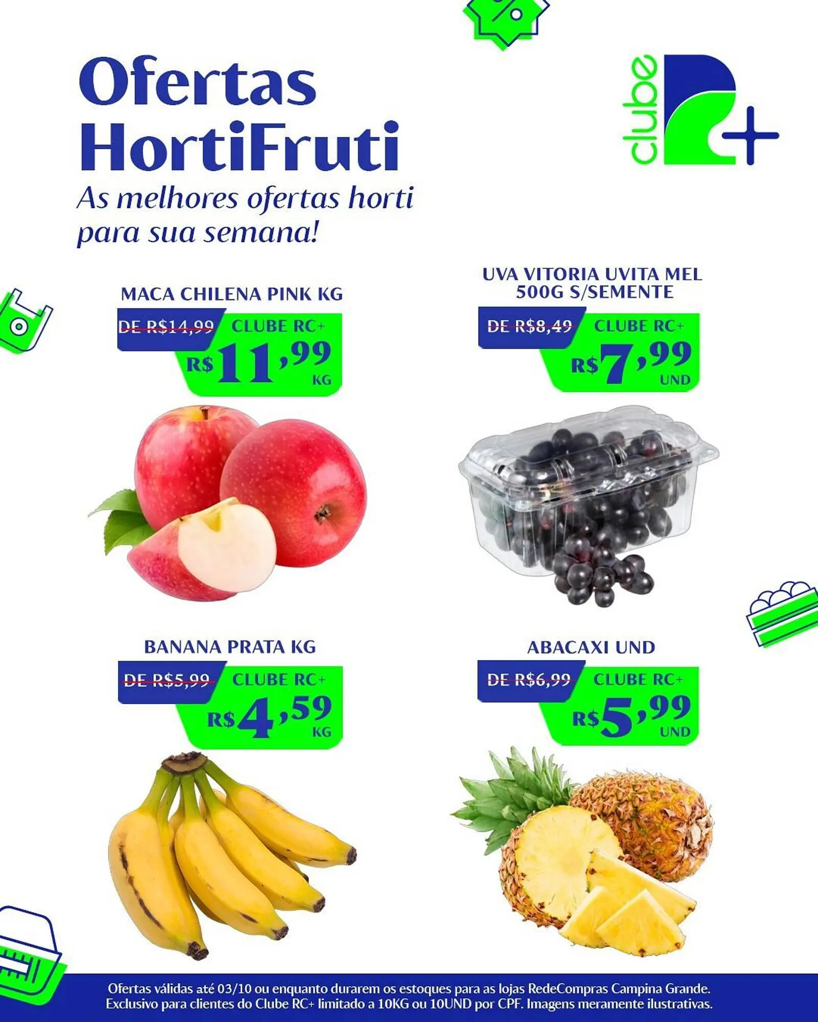 Encarte de Encarte Rede Compras 2 de outubro até 3 de outubro 2025 - Pagina 1