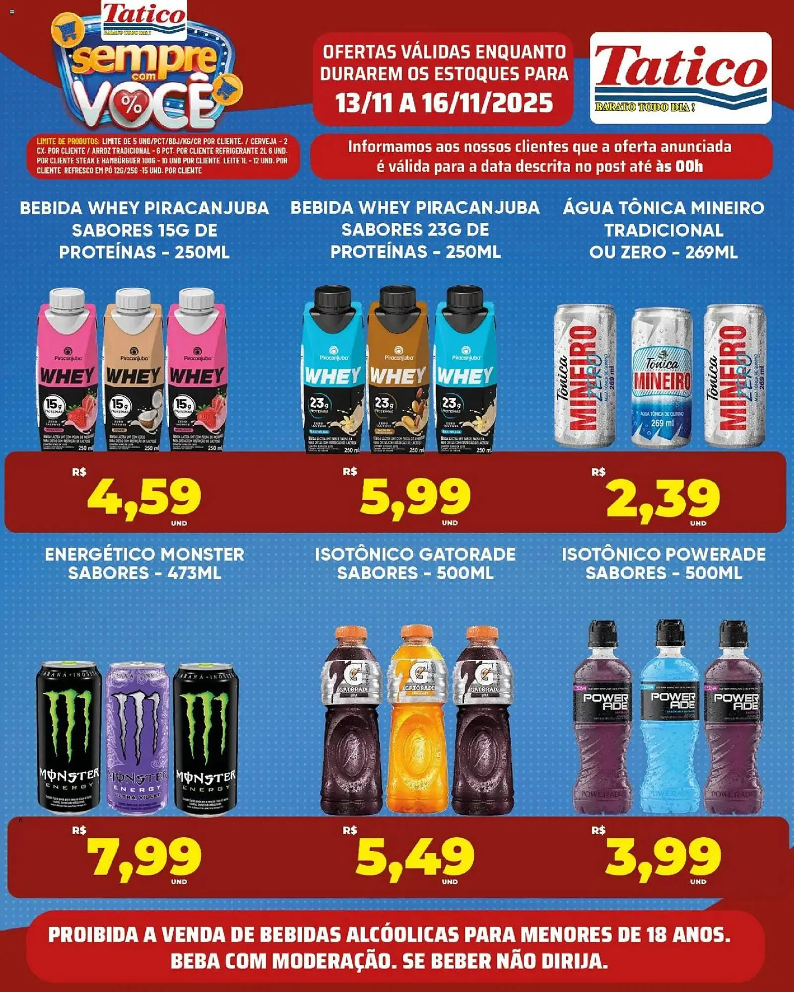 Encarte de Tabloide Tatico 13 de novembro até 16 de novembro 2025 - Pagina 1