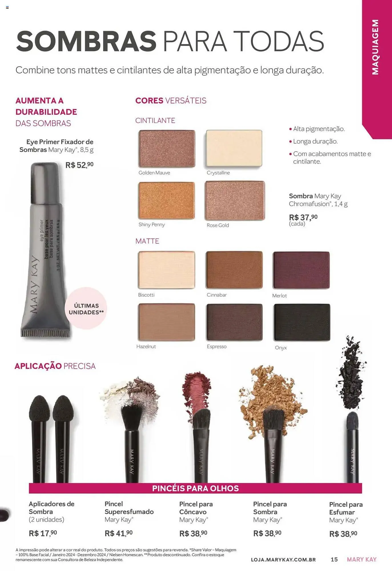 Encarte de Revista Mary Kay 1 de outubro até 1 de novembro 2025 - Pagina 15