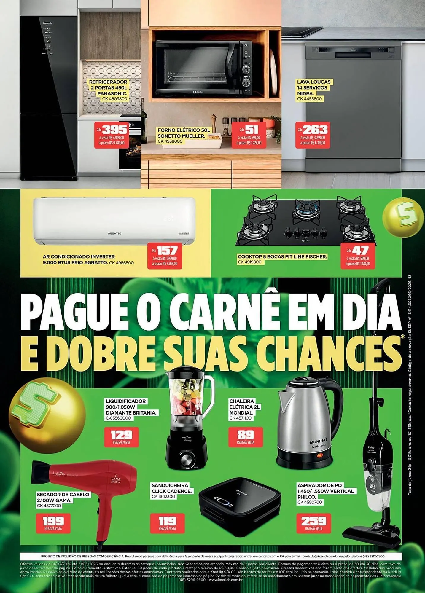 Encarte de Catálogo Lojas Koerich 13 de março até 31 de março 2026 - Pagina 2