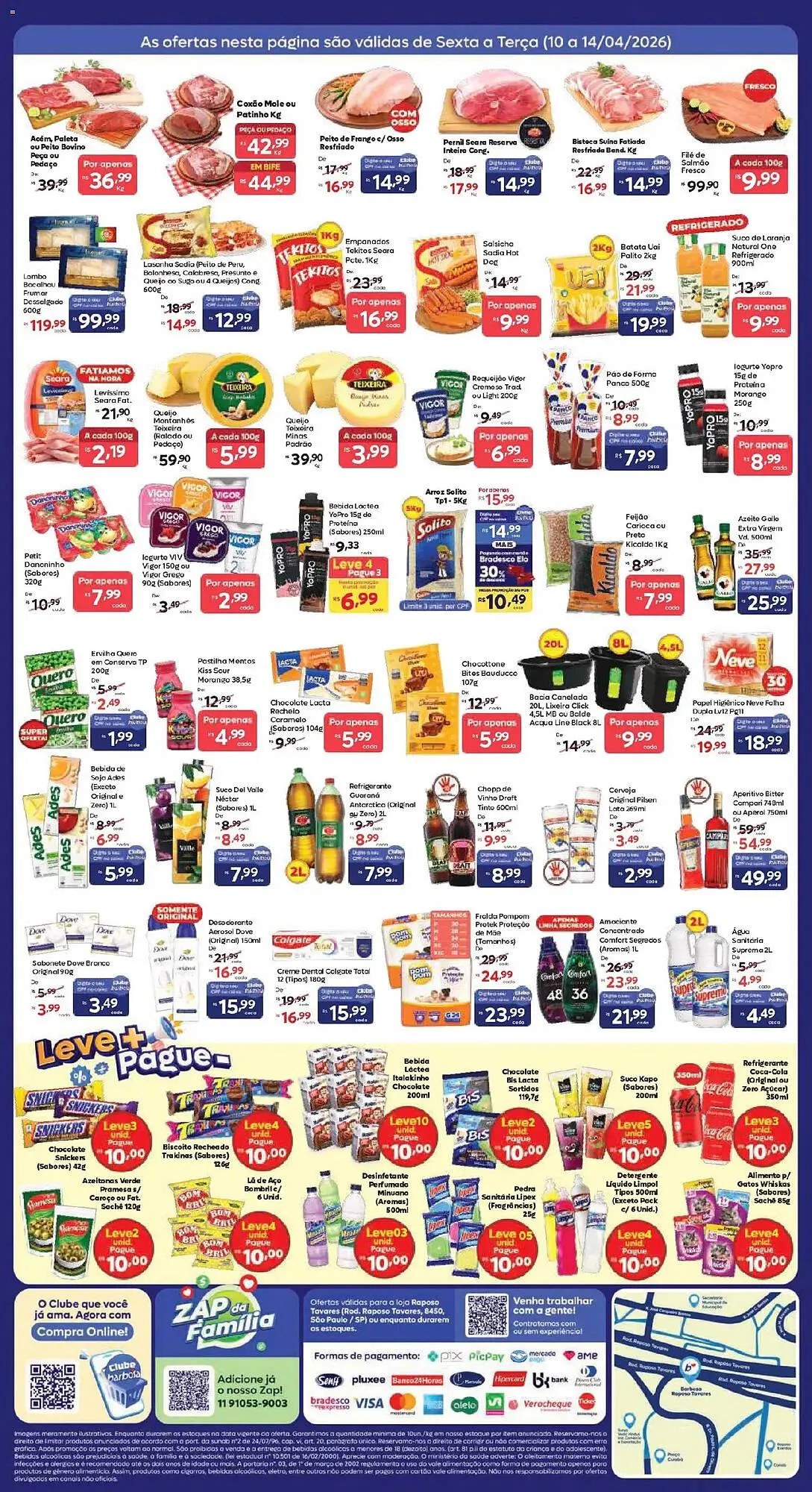 Encarte de Tabloide Barbosa Supermercados 10 de abril até 14 de abril 2026 - Pagina 2