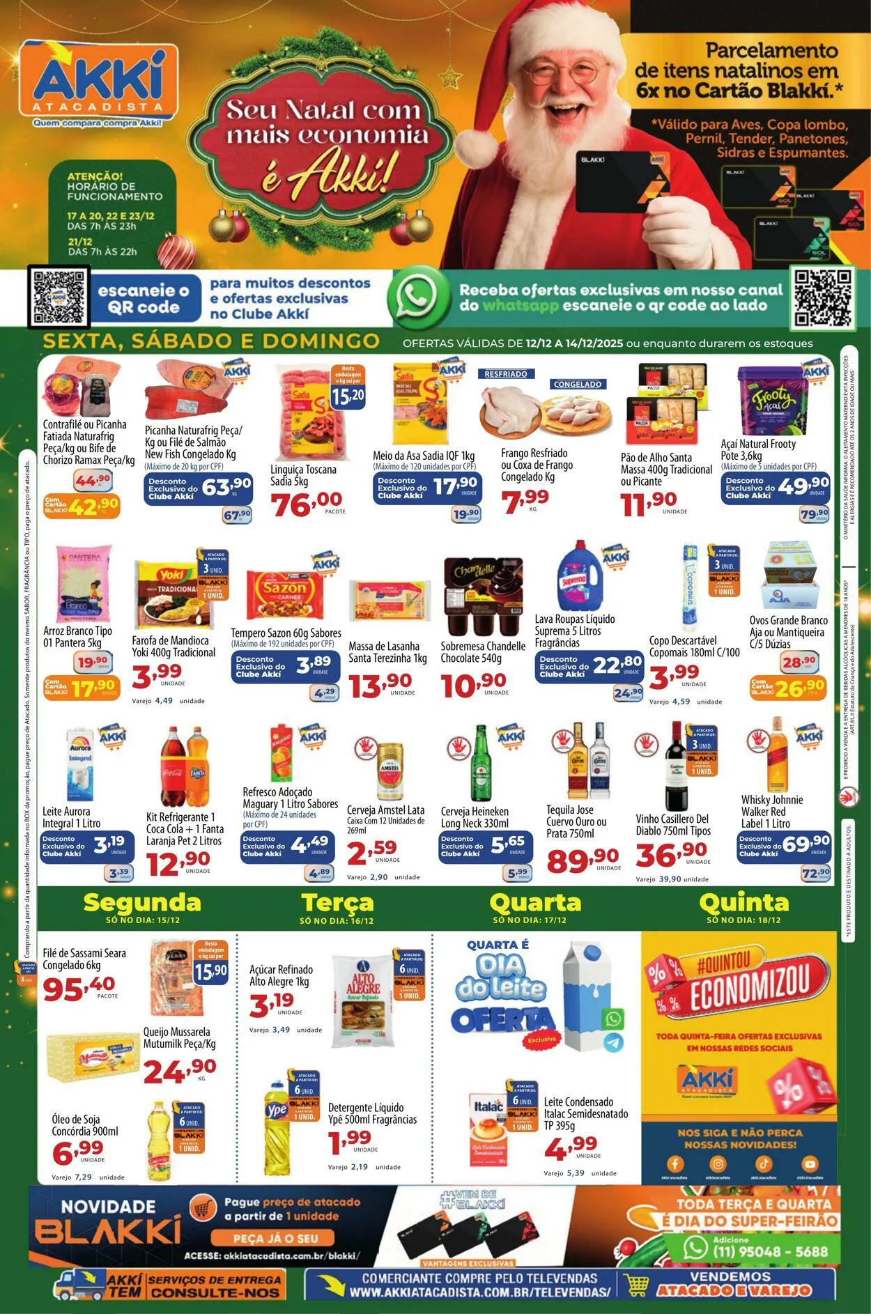 Encarte de Akkí Atacadista 15 de dezembro até 21 de dezembro 2025 - Pagina 1
