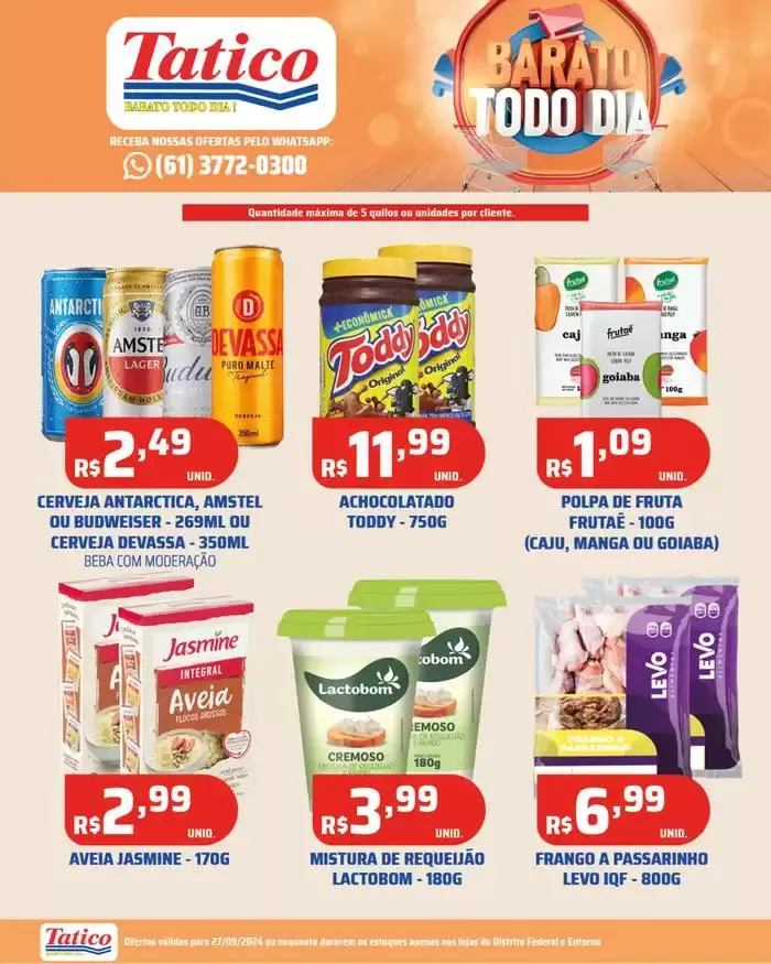 Encarte de Barato Todo Dia 27 de setembro até 30 de setembro 2024 - Pagina 6