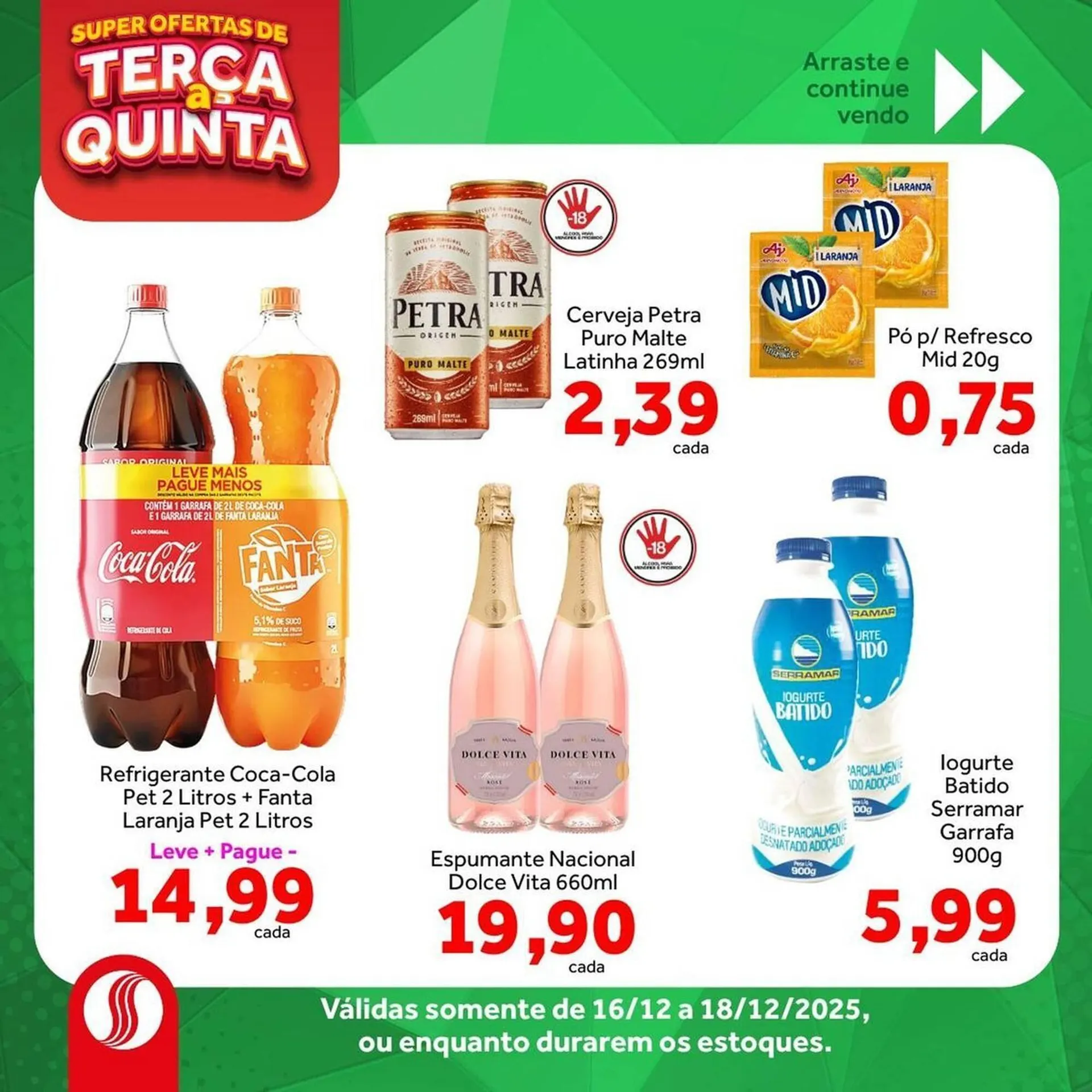 Encarte de Folheto Shibata Supermercados 16 de dezembro até 18 de dezembro 2025 - Pagina 2