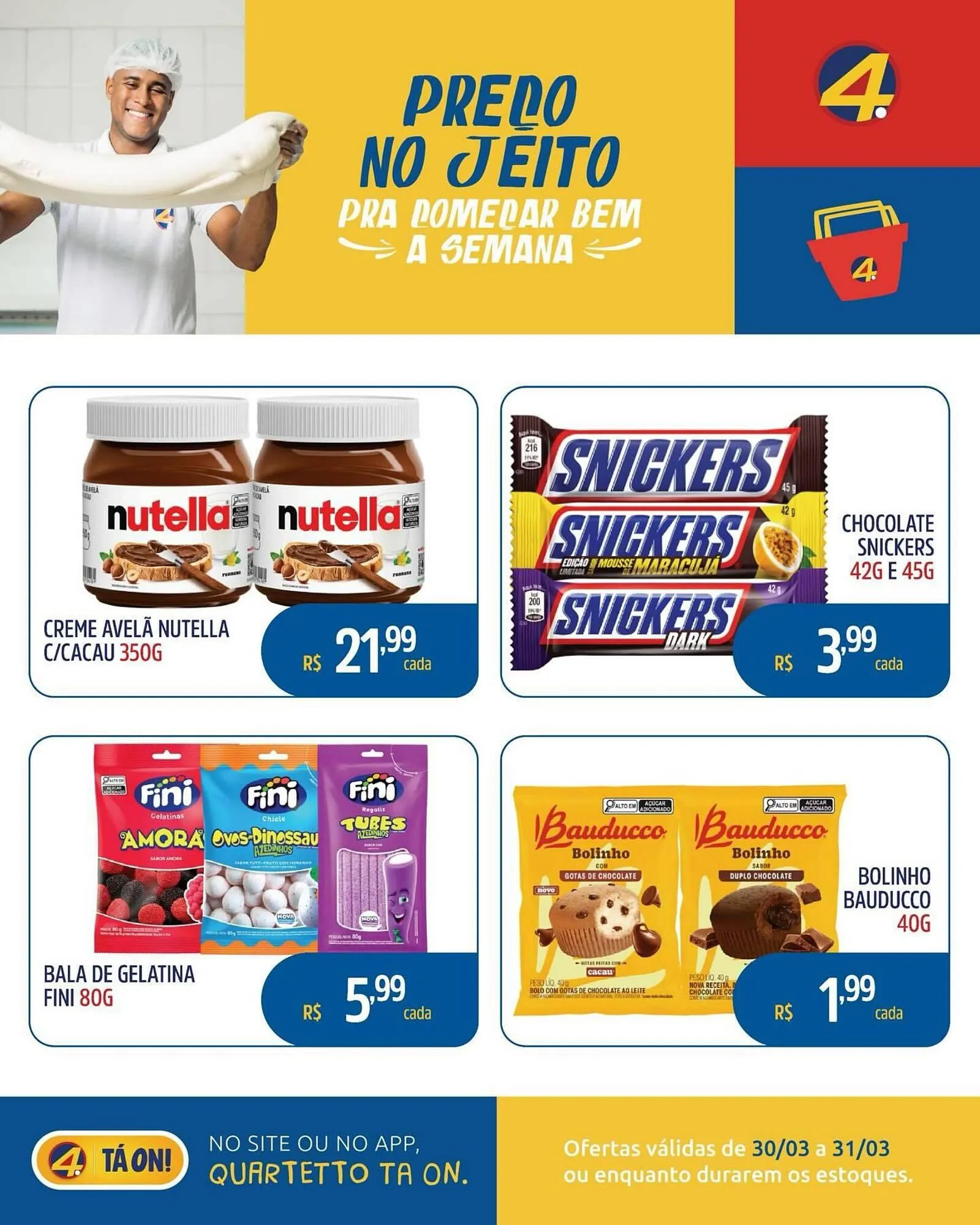 Encarte de Catálogo Quartetto Supermercados 30 de março até 31 de março 2026 - Pagina 5