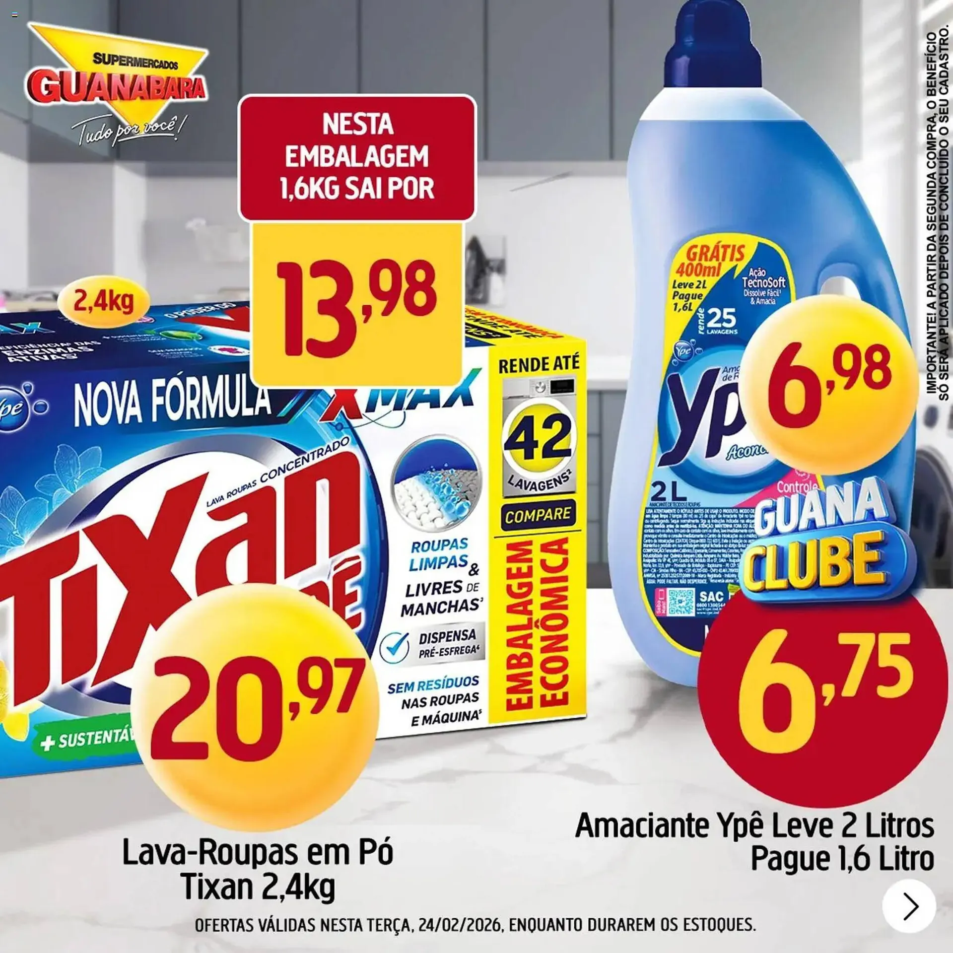 Encarte de Encarte Supermercados Guanabara 24 de fevereiro até 25 de fevereiro 2026 - Pagina 2