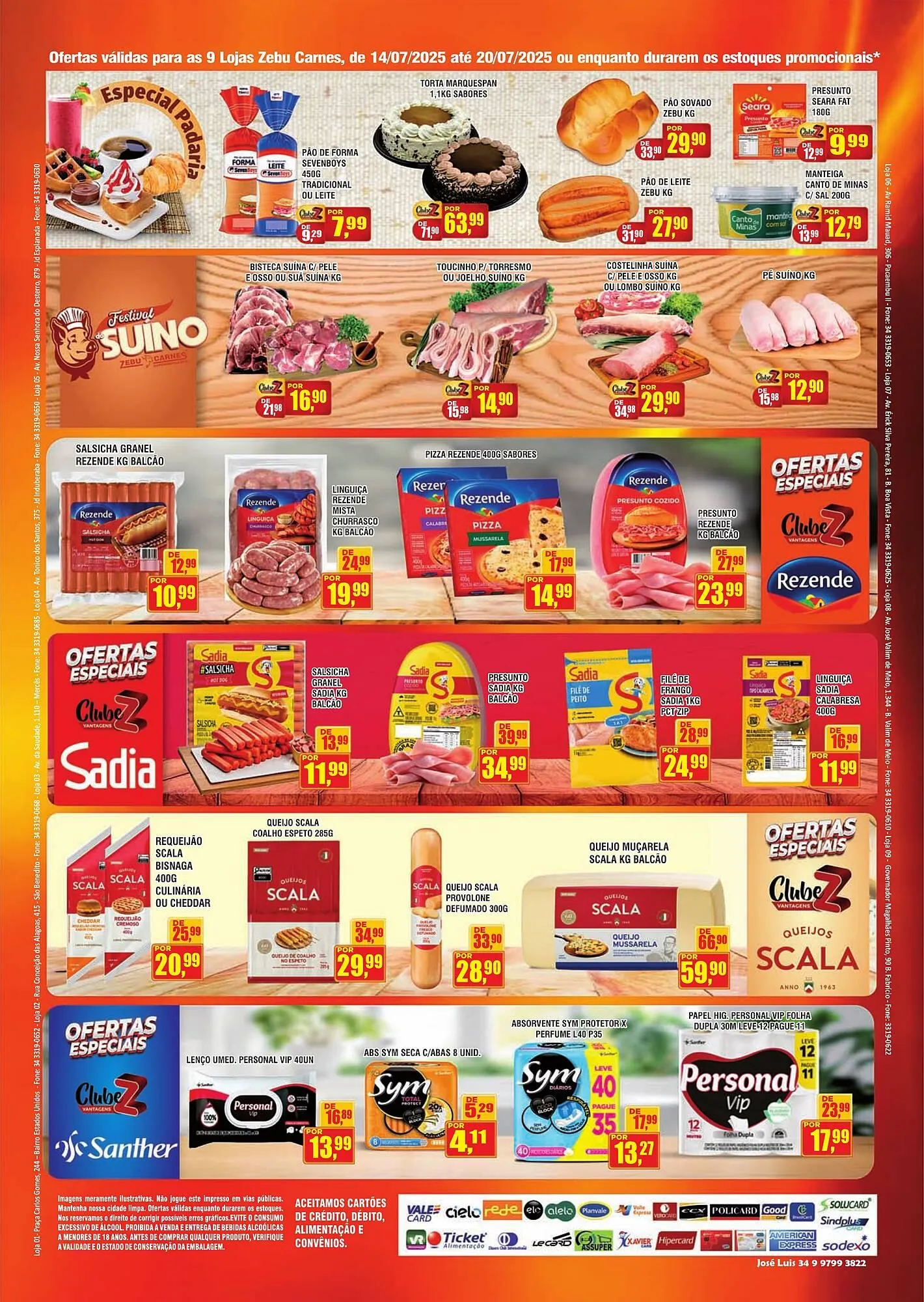 Encarte de Catálogo Zebu Carnes Supermercados 14 de julho até 20 de julho 2025 - Pagina 2