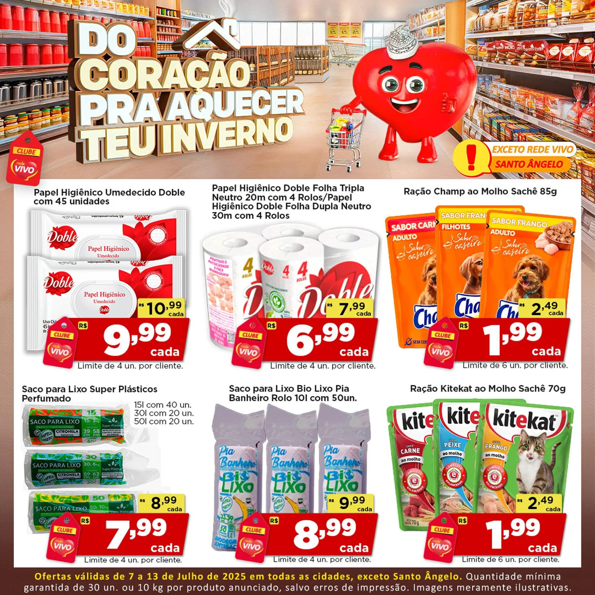 Encarte de Catálogo Rede Vivo 7 de julho até 13 de julho 2025 - Pagina 1