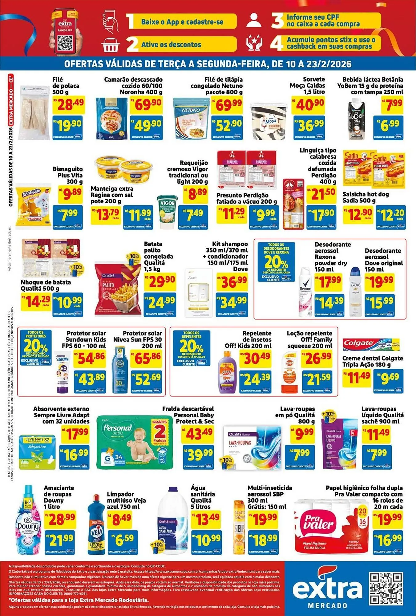 Encarte de Encarte Mercado Extra 10 de fevereiro até 23 de fevereiro 2026 - Pagina 2