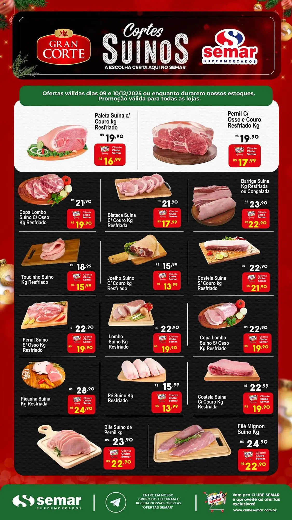 Encarte de Folheto Semar Supermercado 9 de dezembro até 10 de dezembro 2025 - Pagina 1