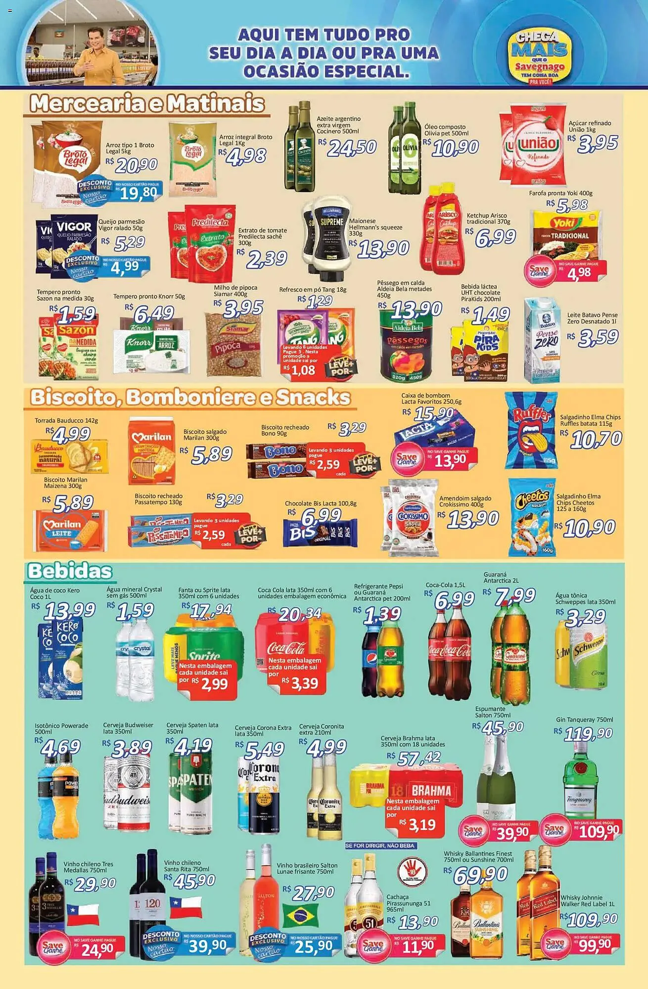 Encarte de Catálogo Supermercados Savegnago 15 de janeiro até 18 de janeiro 2026 - Pagina 3