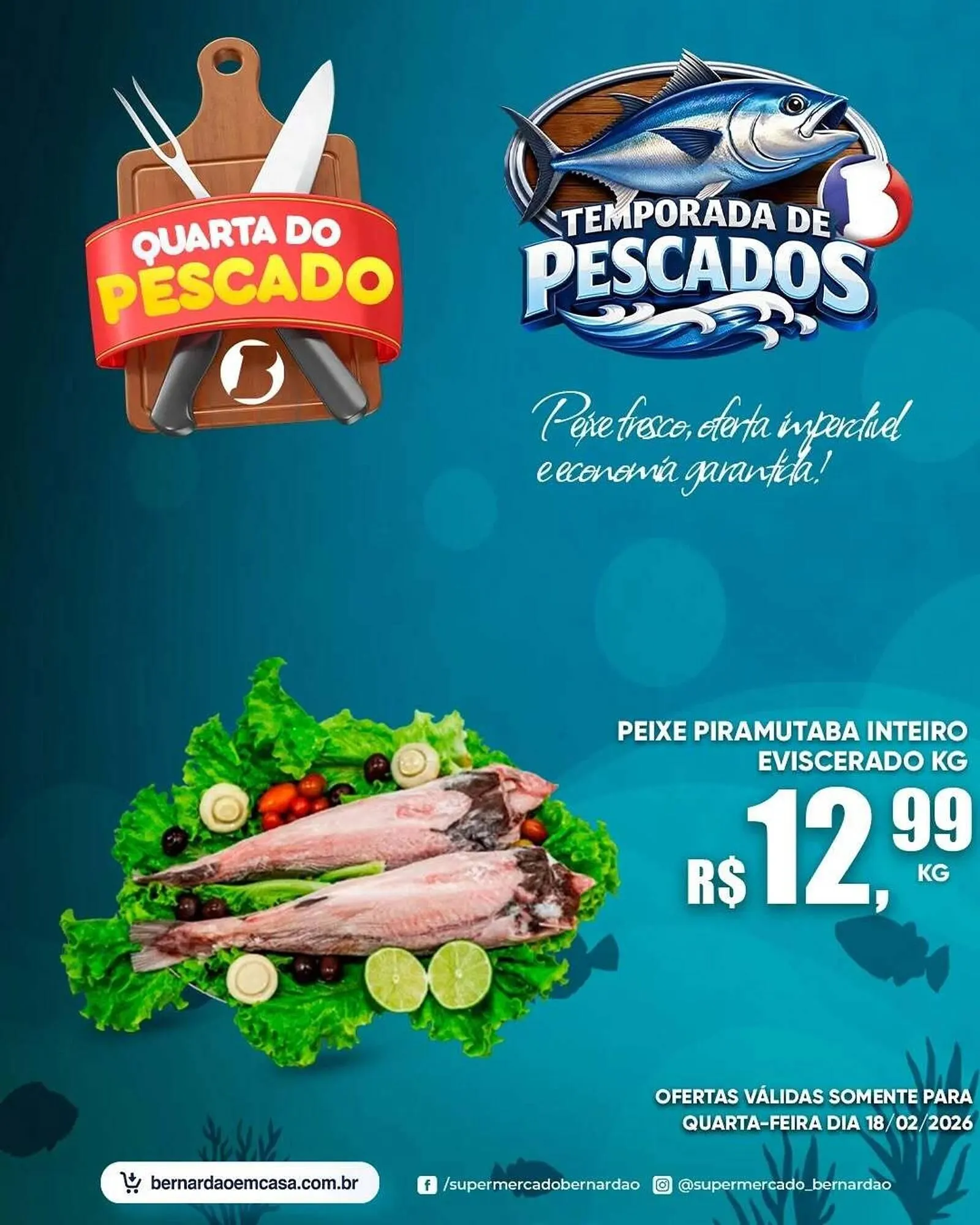 Encarte de Catálogo Supermercado Bernardão 18 de fevereiro até 18 de fevereiro 2026 - Pagina 3