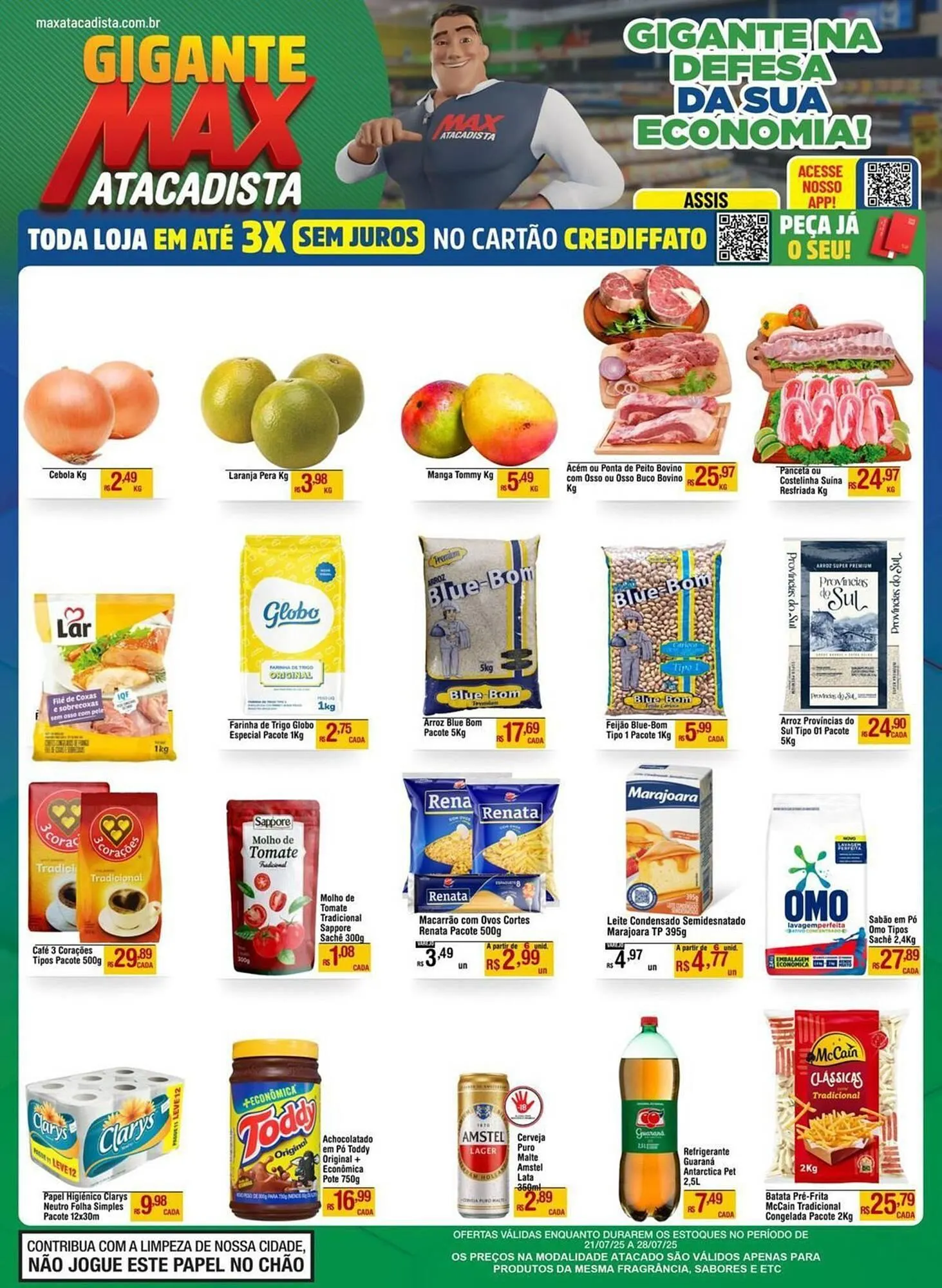 Encarte de Catálogo Max Atacadista 21 de julho até 28 de julho 2025 - Pagina 1