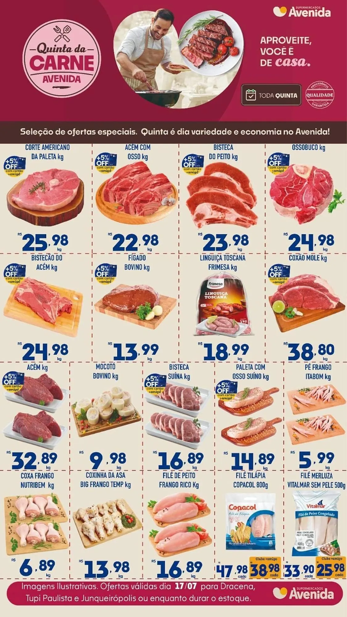 Encarte de Catálogo Supermercados Avenida 17 de julho até 20 de julho 2025 - Pagina 2