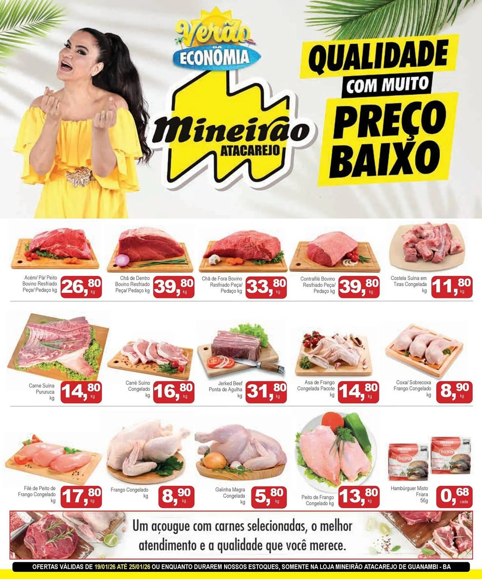 Encarte de Folheto Mineirão Atacarejo 19 de janeiro até 25 de janeiro 2026 - Pagina 1
