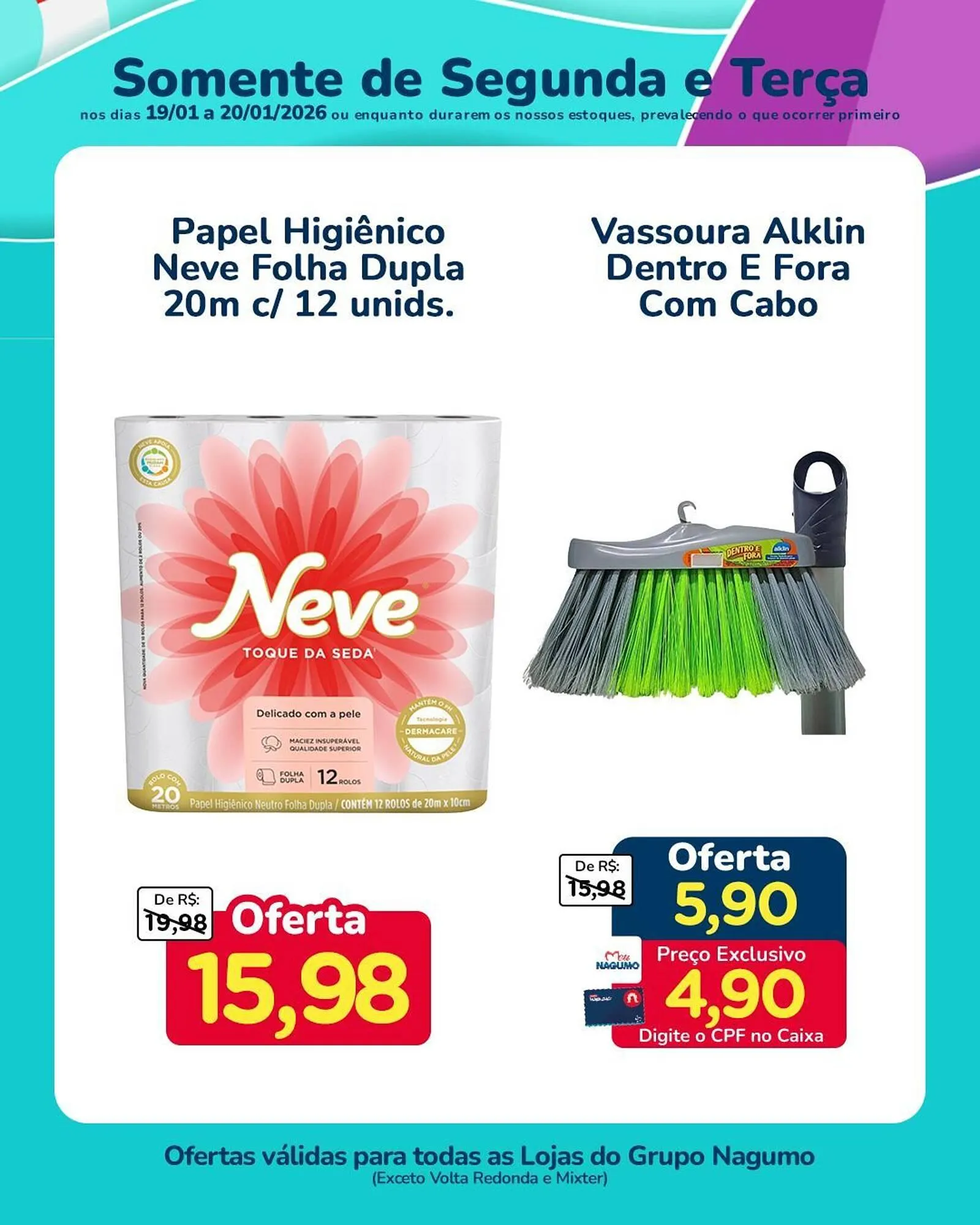 Encarte de Folheto Nagumo 19 de janeiro até 20 de janeiro 2026 - Pagina 3
