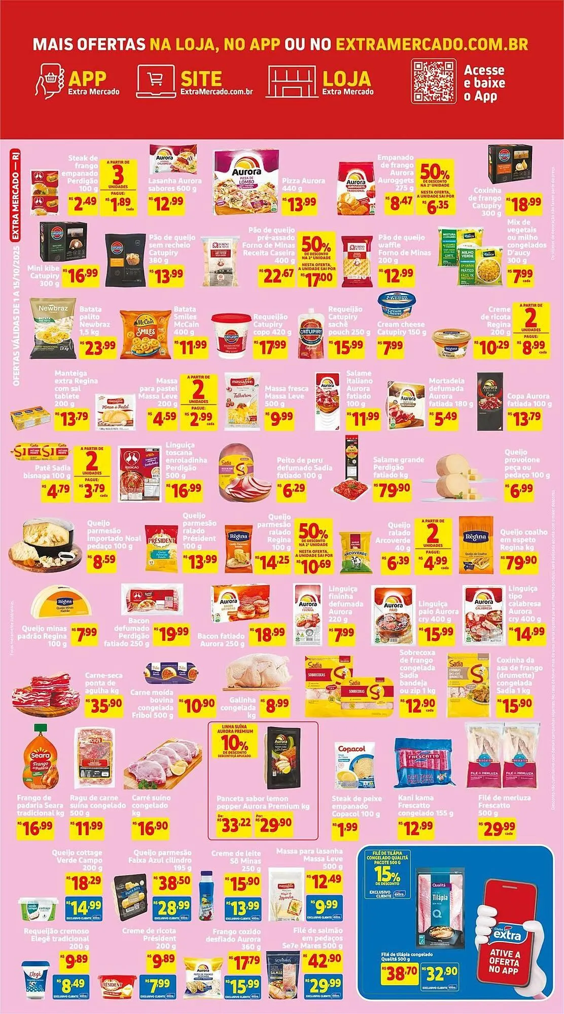 Encarte de Encarte Mercado Extra 1 de outubro até 15 de outubro 2025 - Pagina 3