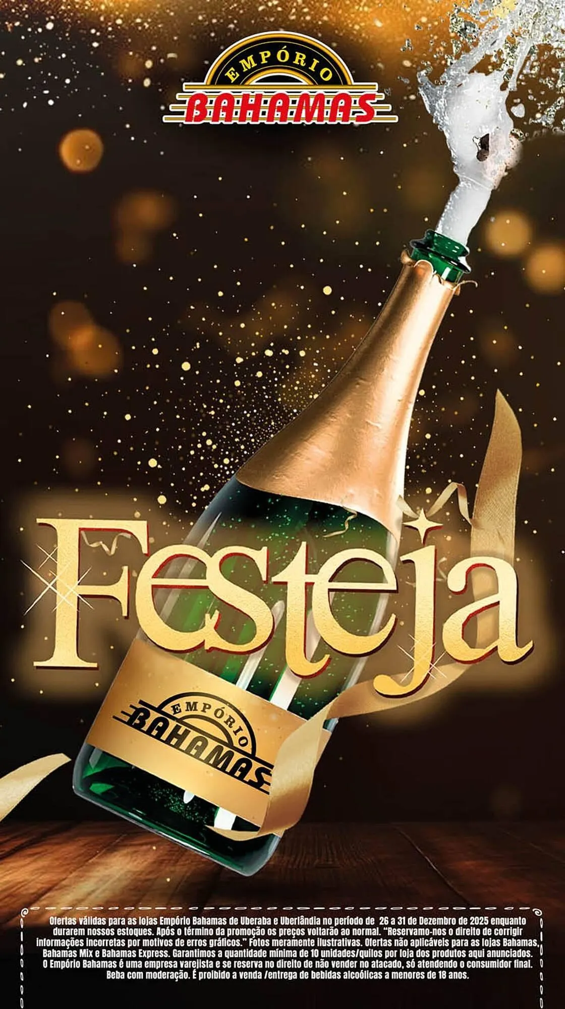 Encarte de Catálogo Empório Bahamas 26 de dezembro até 31 de dezembro 2025 - Pagina 1