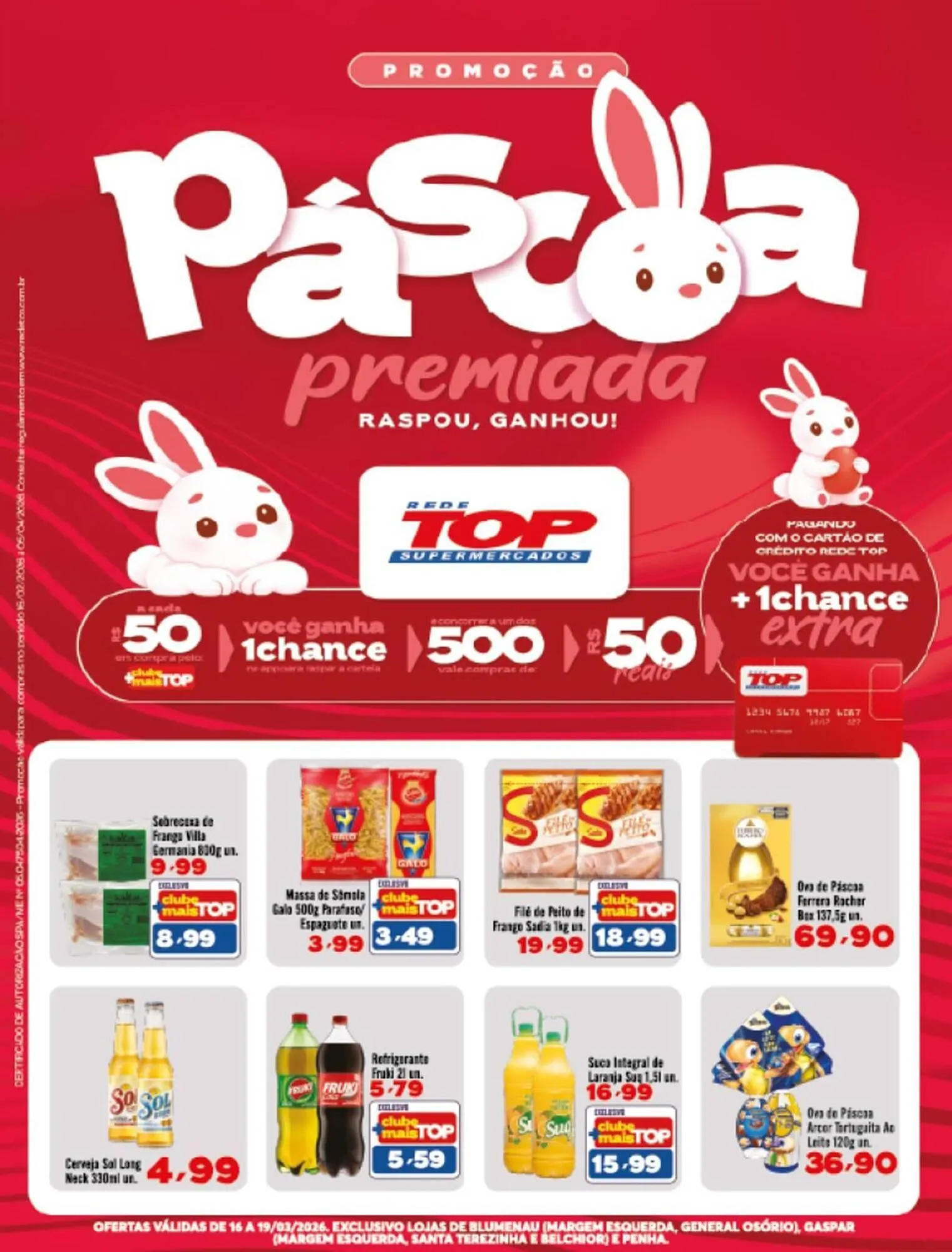 Encarte de Encarte Rede Top 16 de março até 20 de março 2026 - Pagina 1