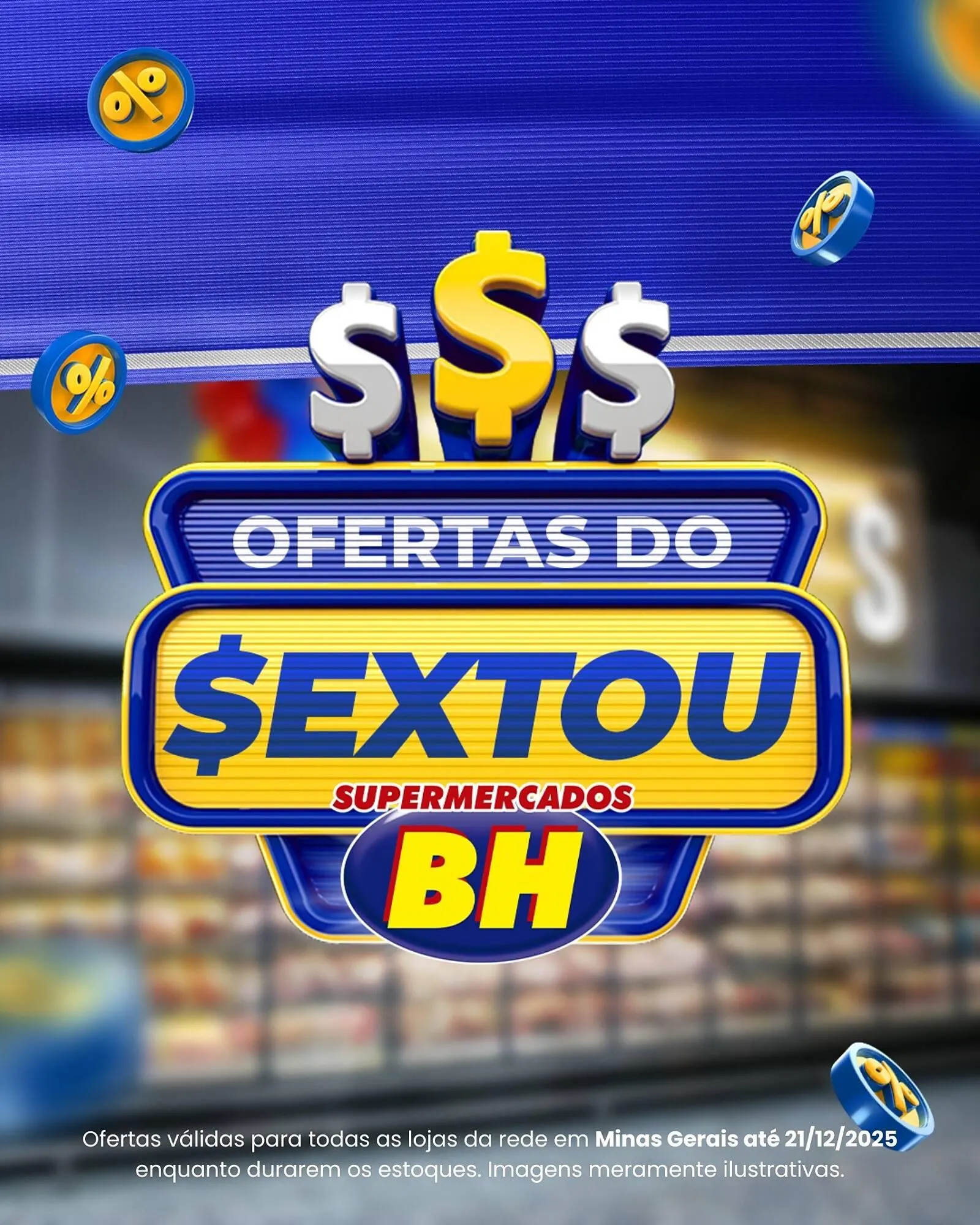 Encarte de Folheto Supermercados BH 19 de dezembro até 21 de dezembro 2025 - Pagina 1