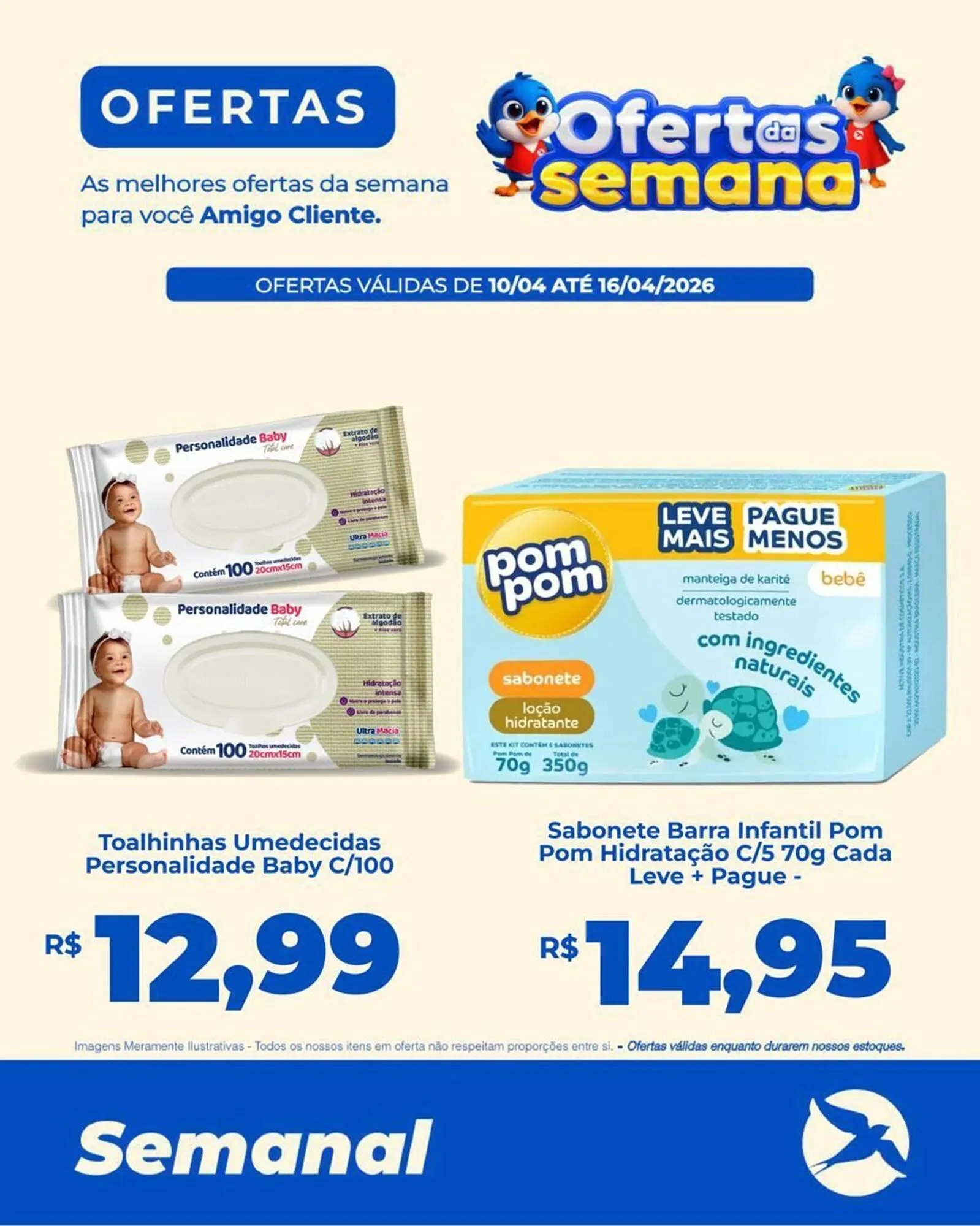 Encarte de Folheto Andorinha Hipermercado 10 de abril até 16 de abril 2026 - Pagina 1