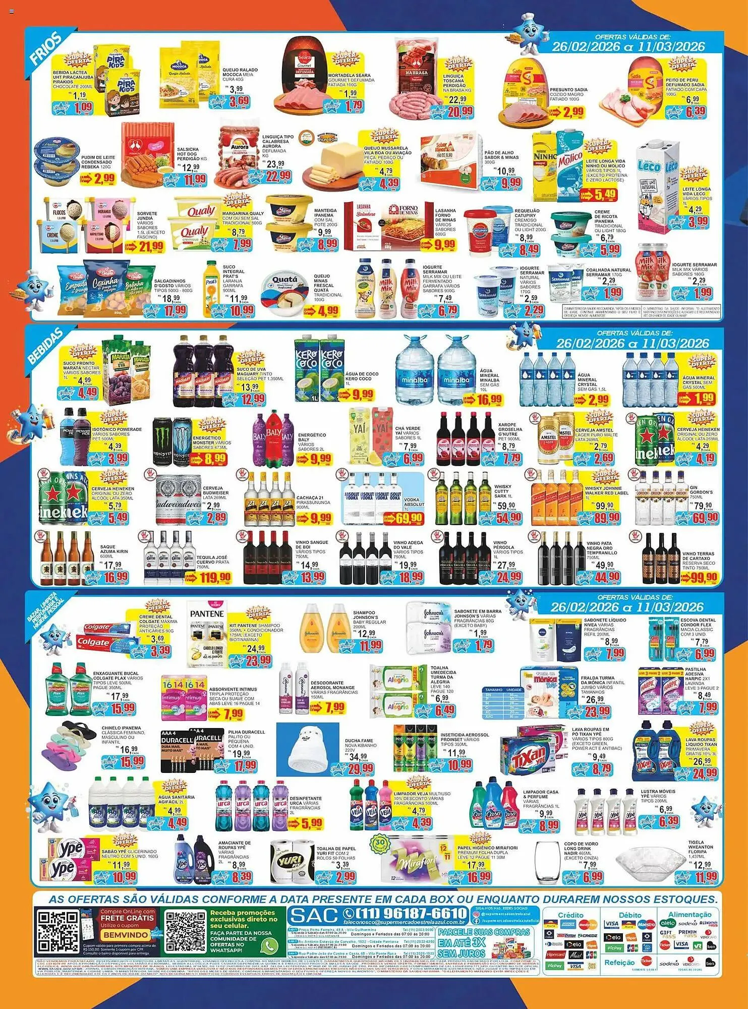Encarte de Folheto Supermercado Estrela Azul 26 de fevereiro até 11 de março 2026 - Pagina 4