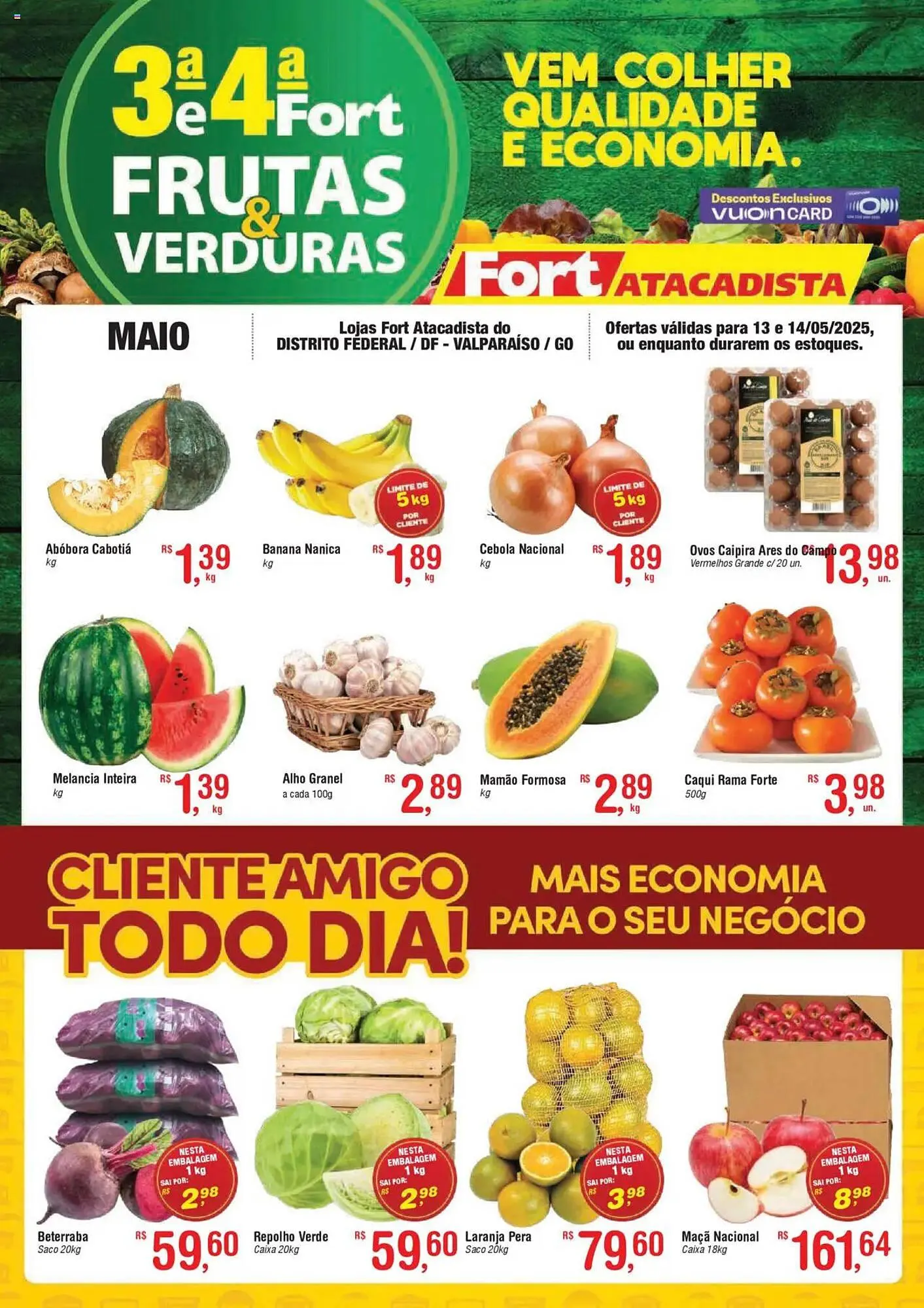 Encarte de Catálogo Fort Atacadista 13 de maio até 15 de maio 2025 - Pagina 1