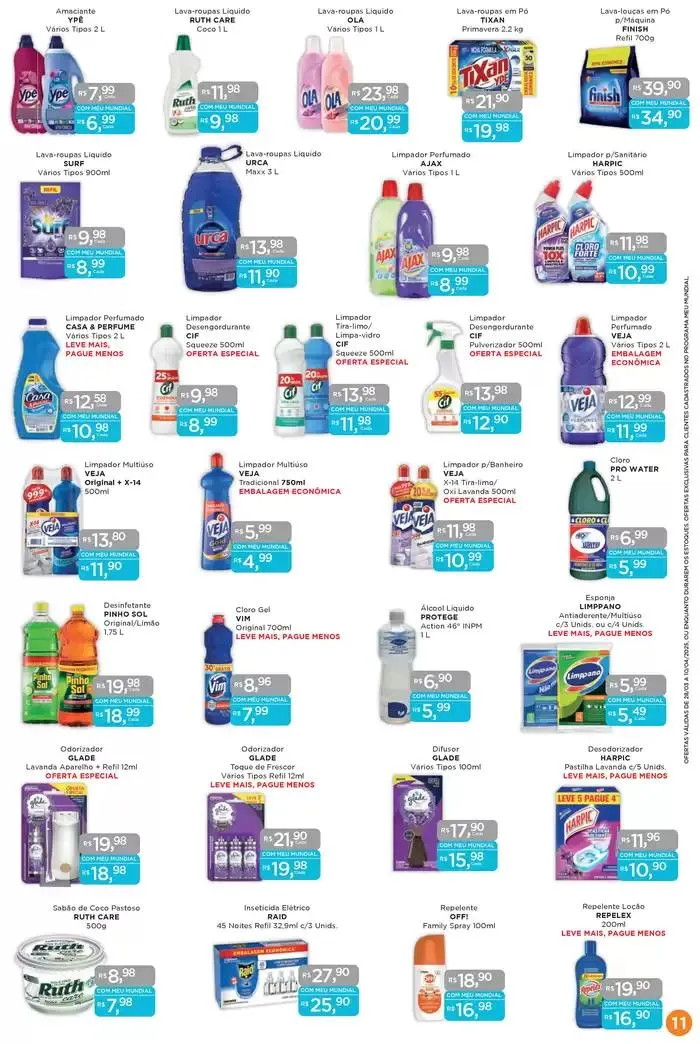 Encarte de Ofertas Supermercados Mundial 28 de março até 10 de abril 2025 - Pagina 11