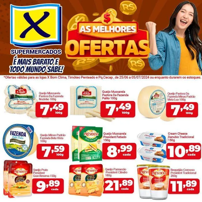 Encarte de Ofertas X Supermercados 26 de junho até 5 de julho 2024 - Pagina 3