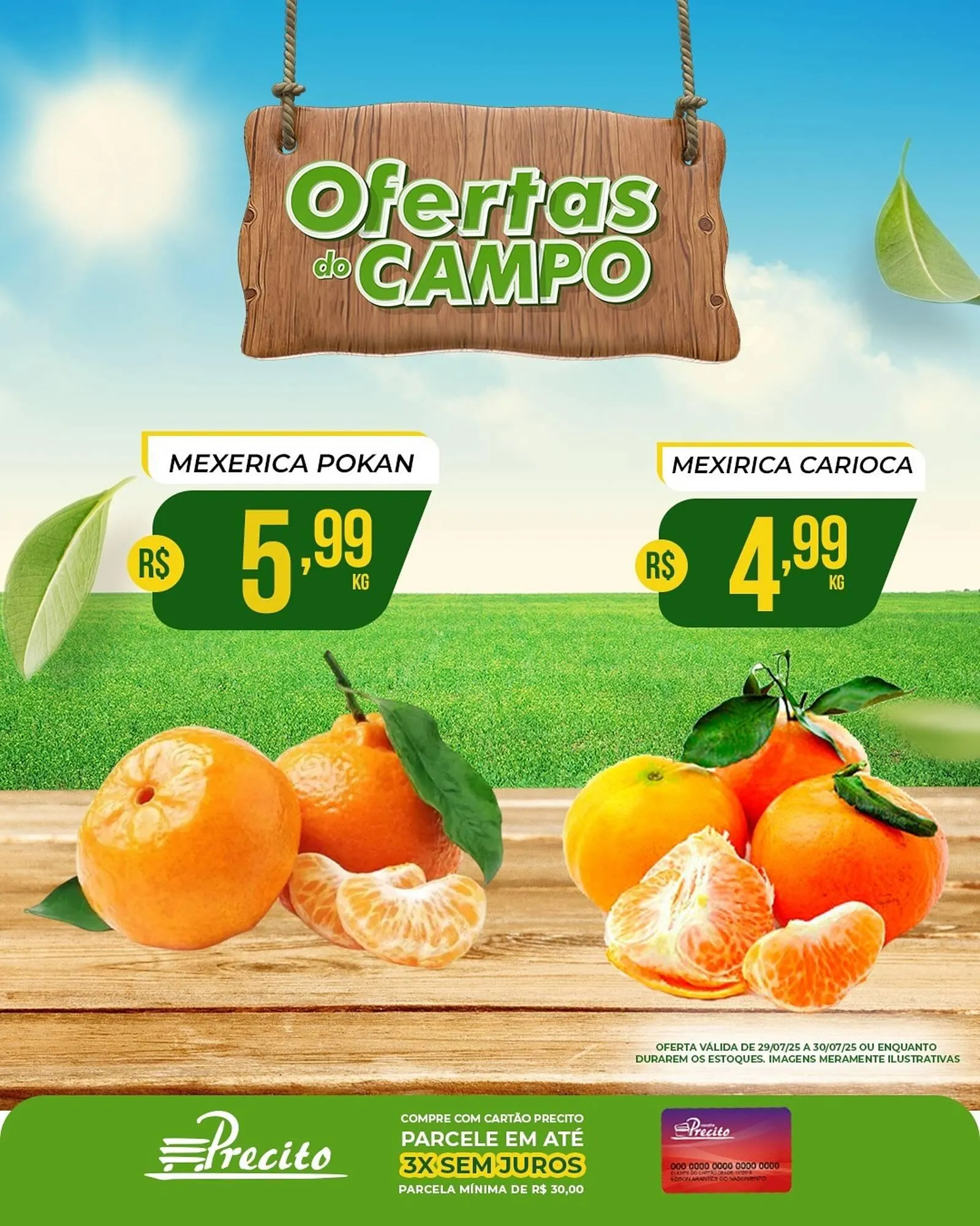 Encarte de Catálogo Supermercado Precito 29 de julho até 30 de julho 2025 - Pagina 1