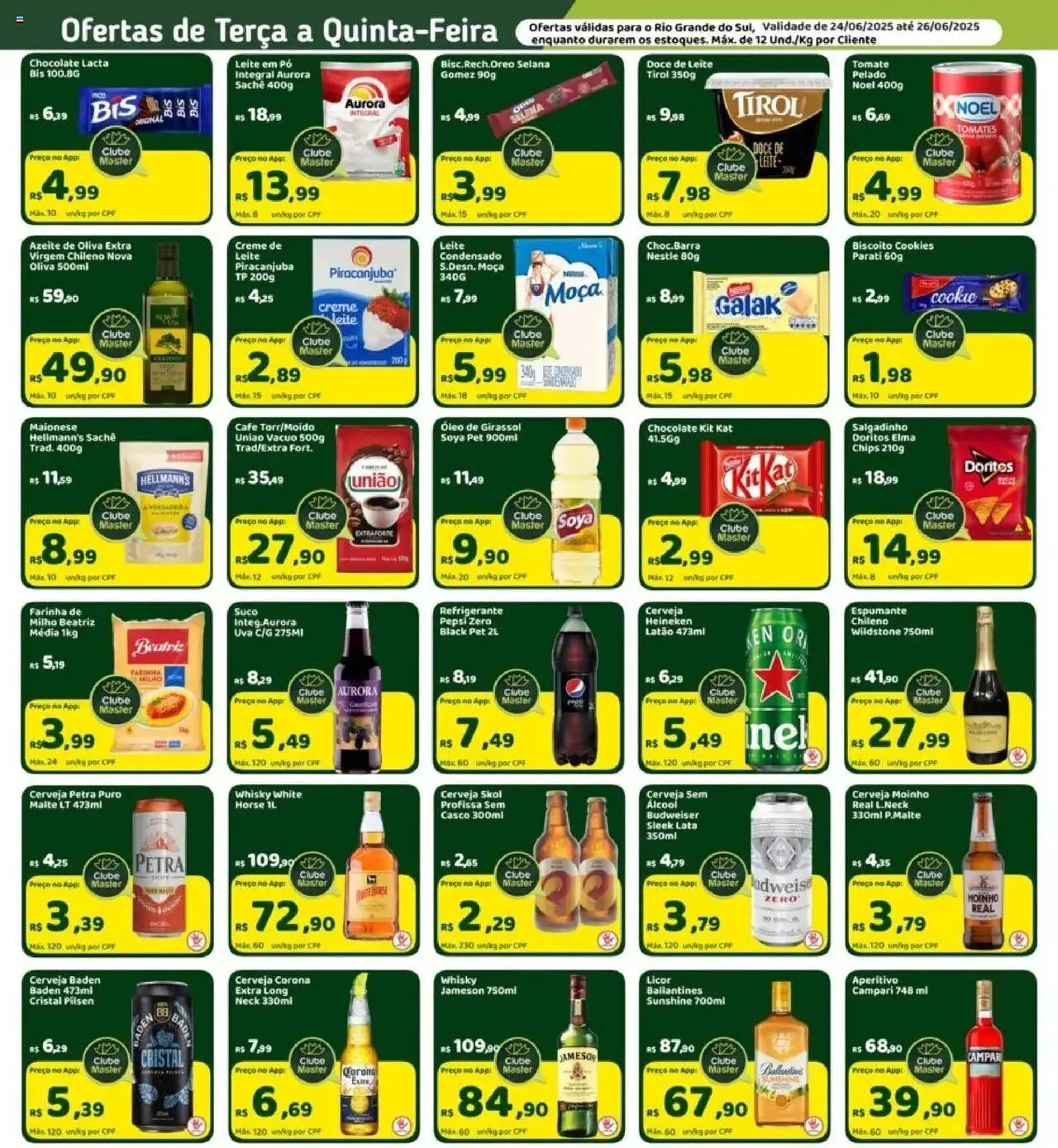 Encarte de Catálogo Master Supermercados 24 de junho até 26 de junho 2025 - Pagina 3