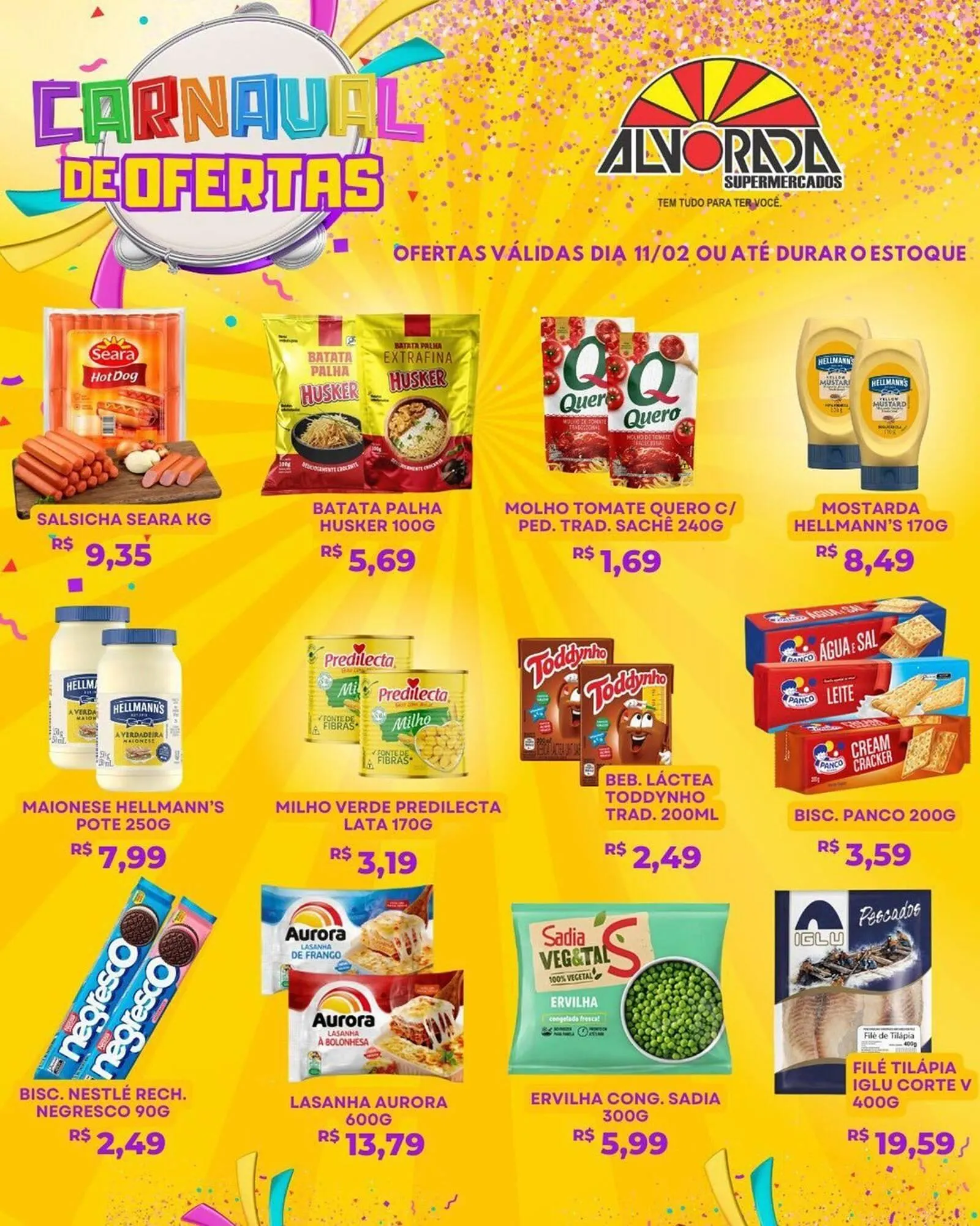 Encarte de Catálogo Alvorada Supermercados 11 de fevereiro até 11 de fevereiro 2026 - Pagina 3