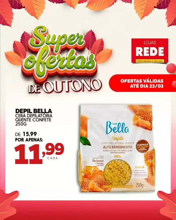 Encarte de Encarte Lojas Rede 18 de março até 23 de março 2025 - Pagina 1